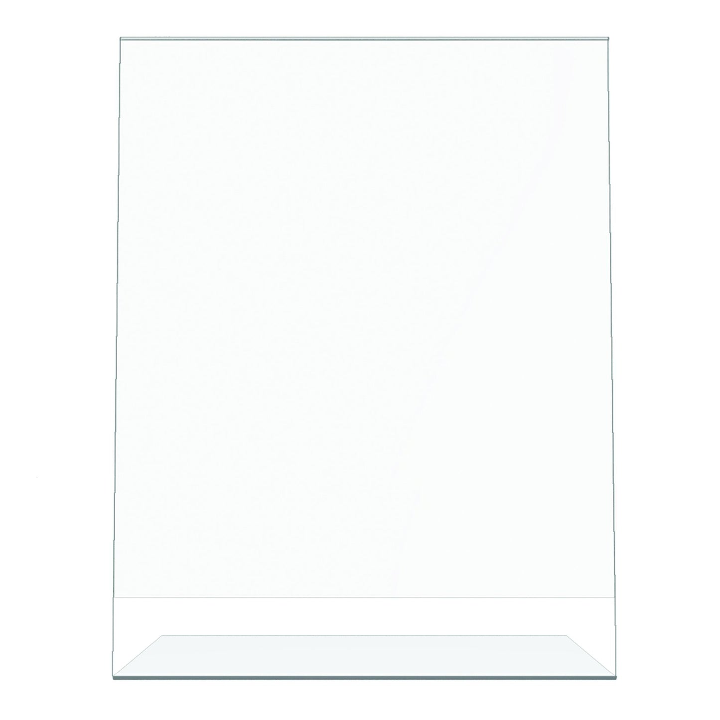 deflecto Classic Image Slanted Sign Holder, Portrait, 8.5 x 11 Insert, Clear