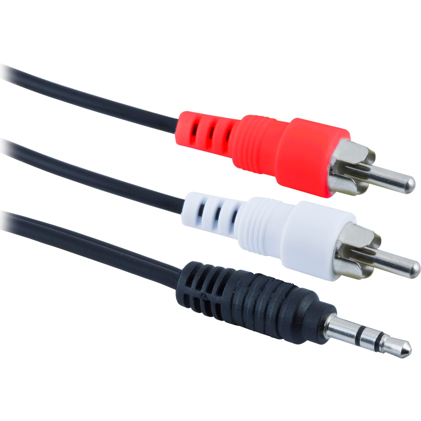 Ativa� Audio Y Adapter Splitter, 3.5mm to RCA, 6�, Black, 26916