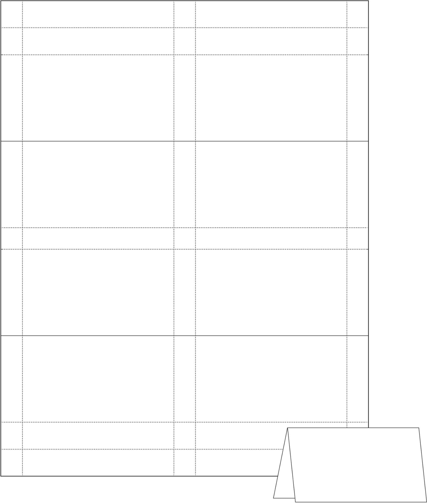 Avery Printable Tent Cards with Sure Feed Technology, 2" x 3.5", White, 160 Blank Place Cards for Laser or Inkjet Printers (5302)