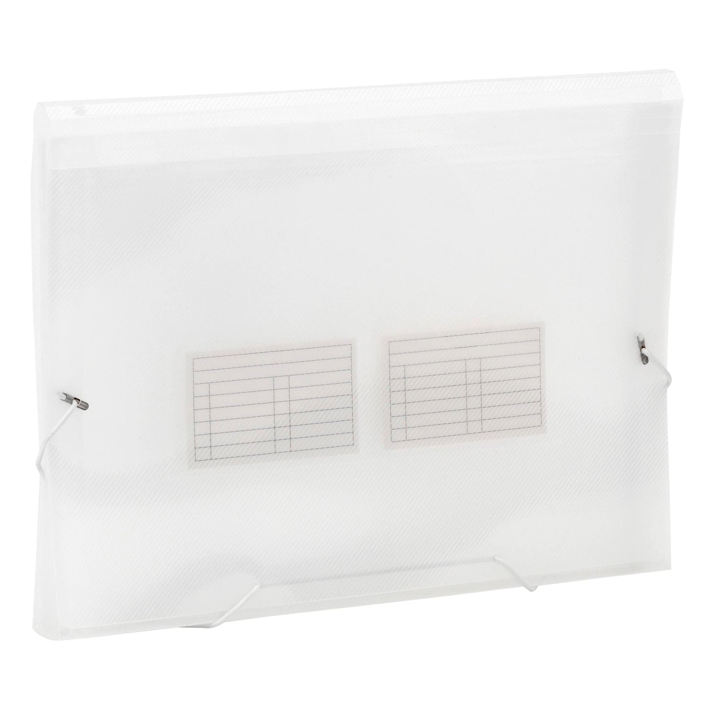Office Depot� Brand Plastic File, 13 Pocket, Expansion 3-1/2", 8 1/2" x 11", Letter, Clear, Pack of 1