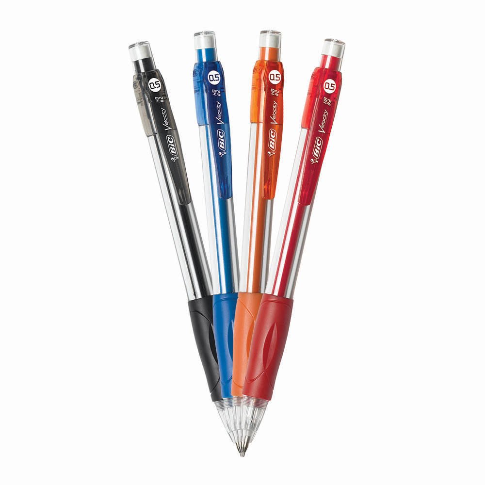 BIC Velocity Original Mechanical Pencil, Fine Point (0.5mm), Smooth Dark Writing, 5-Count
