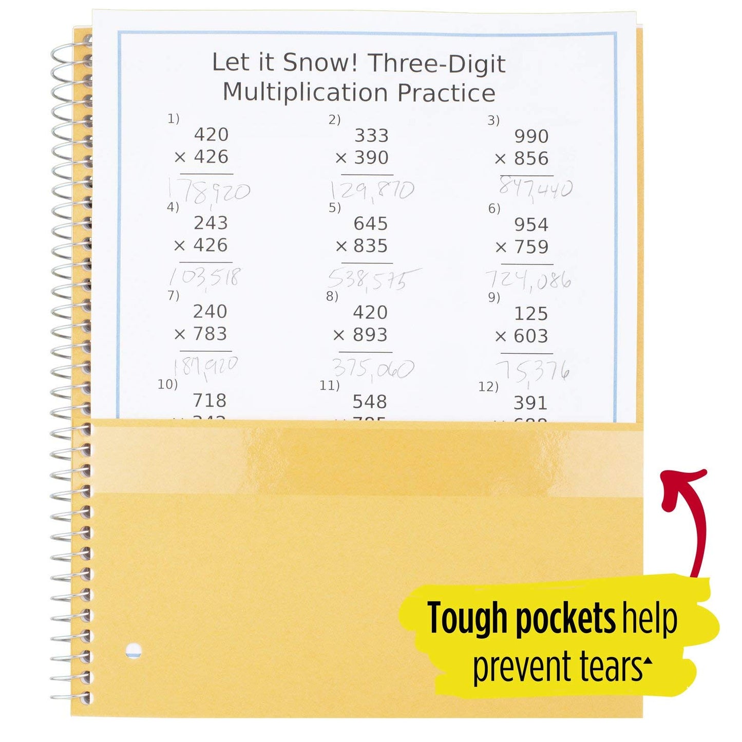 Five Star Wirebound Notebook, 1-Subject, 100-Count, Wide Rule, Royal Blue (72023)