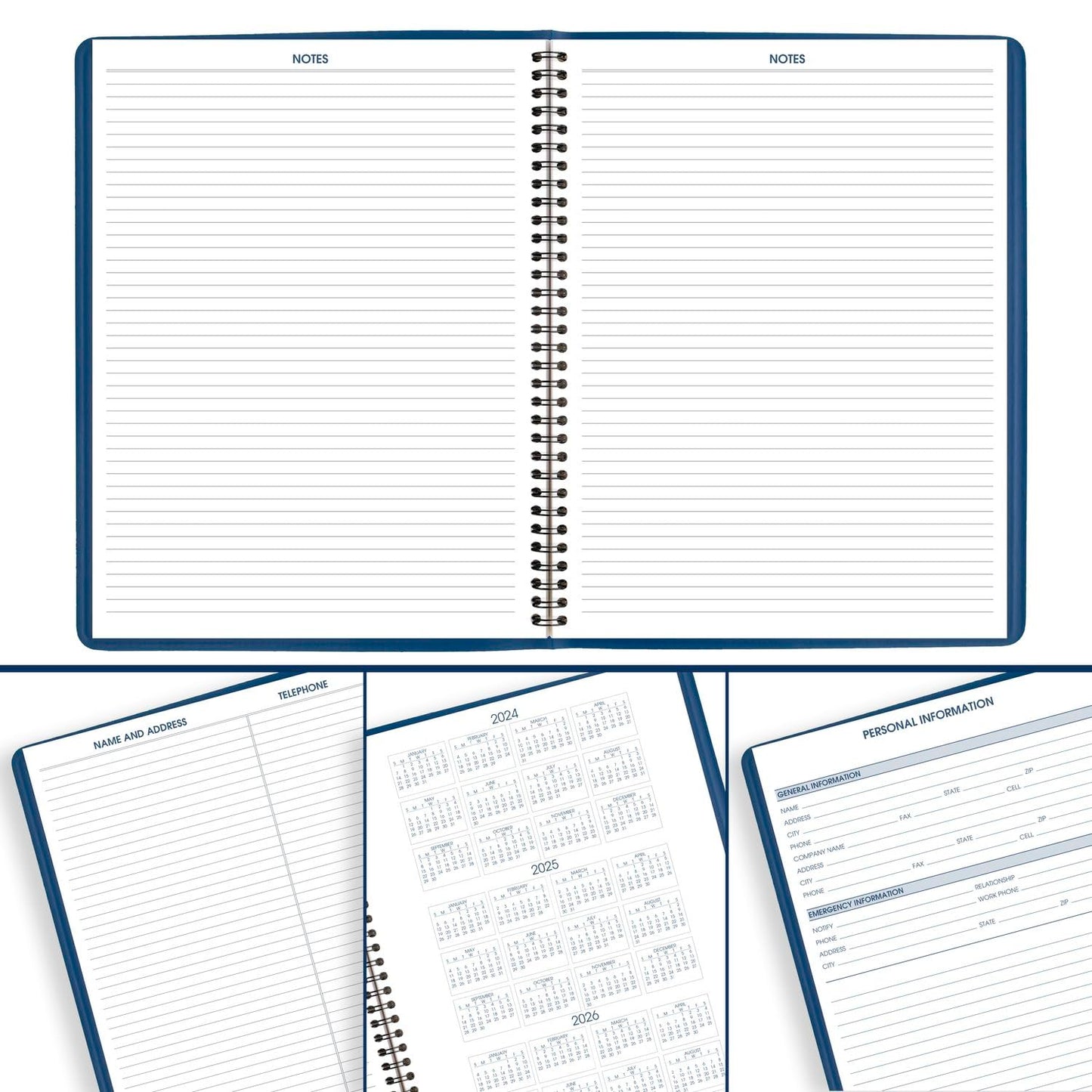 AT-A-GLANCE 2025 Appointment Book Planner, Weekly, 8-1/4" x 11", Large, Quarter-Hourly, Blue (709402025)
