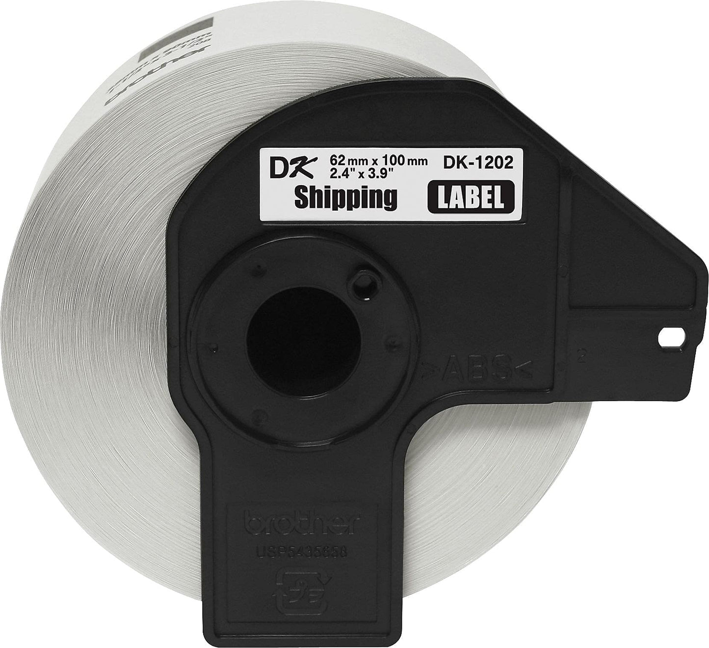 Brother Genuine DK-1202 Die-Cut Shipping Paper Labels, Long Lasting Reliability, 300 Labels Per Roll, (1) Roll per Box