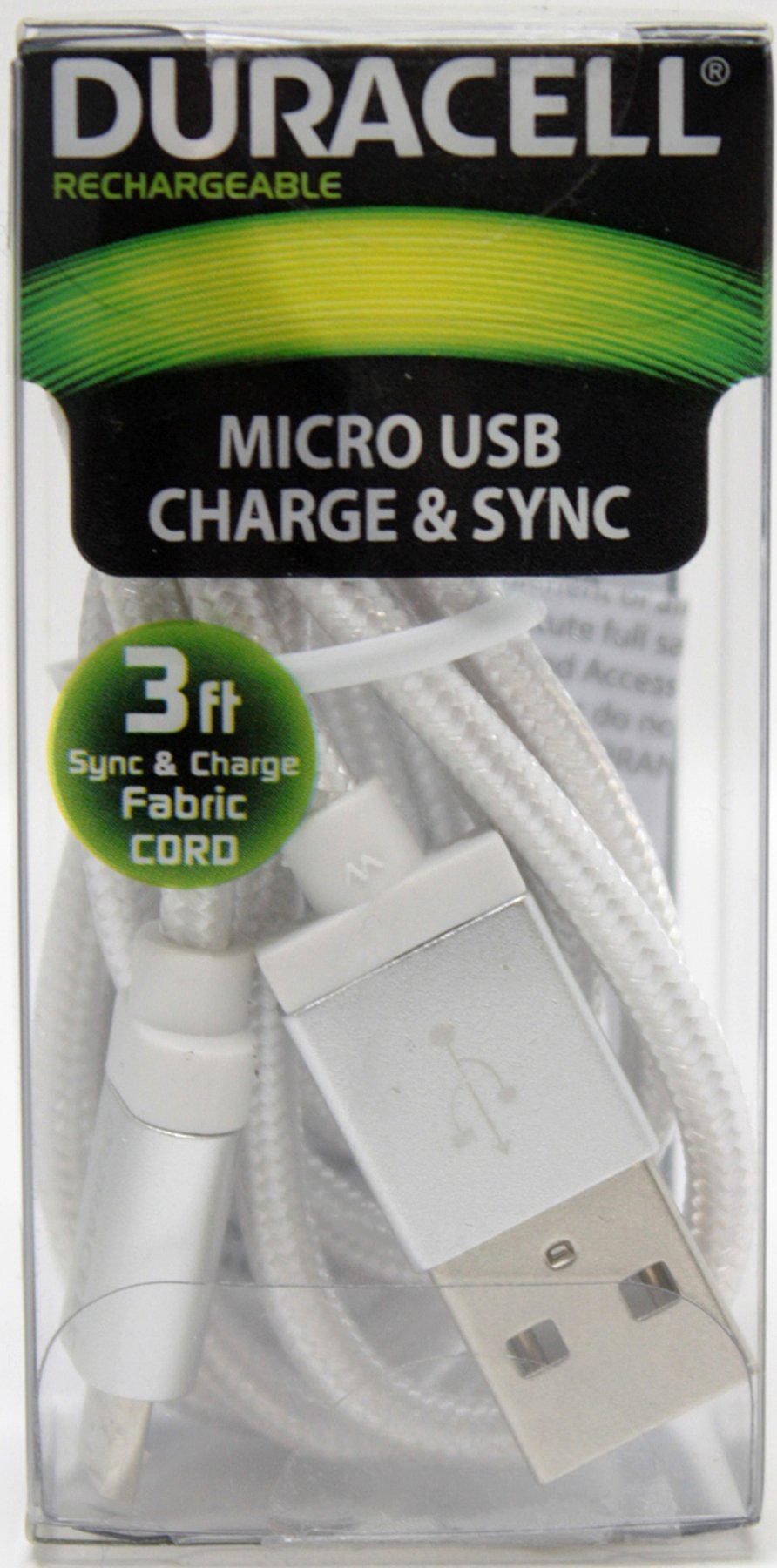 ESI CASES 3' Micro USB Cable White