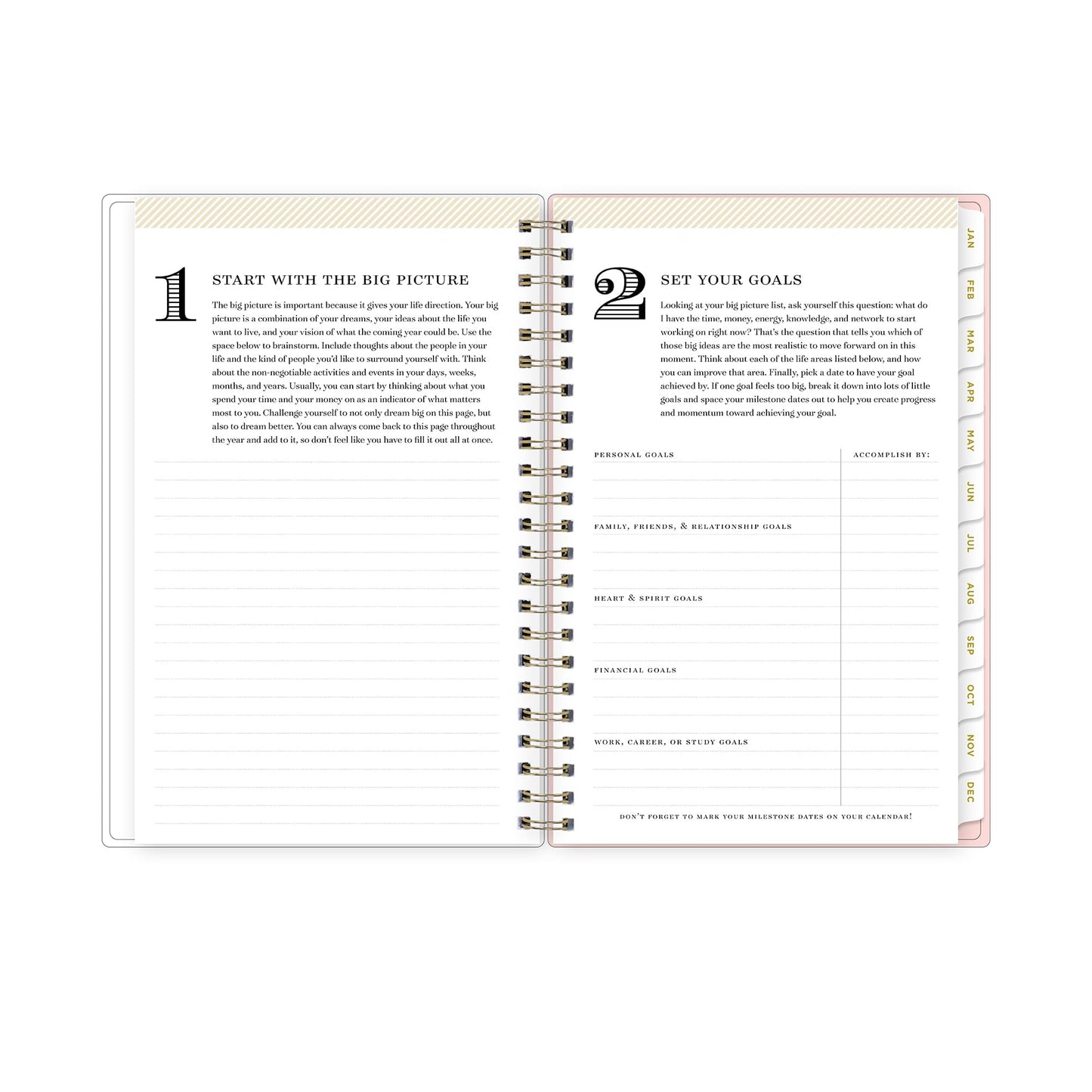 2024 Day Designer Weekly/Monthly Planning Calendar, 5" x 8", Petals, January to December