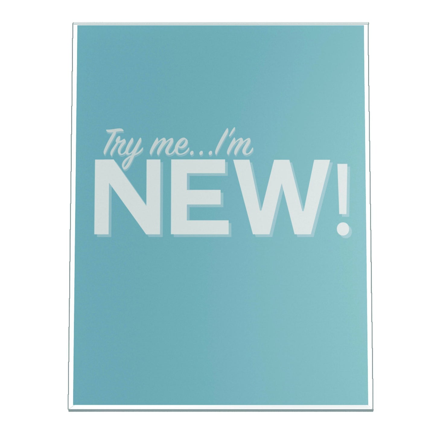deflecto Classic Image Slanted Sign Holder, Portrait, 8.5 x 11 Insert, Clear