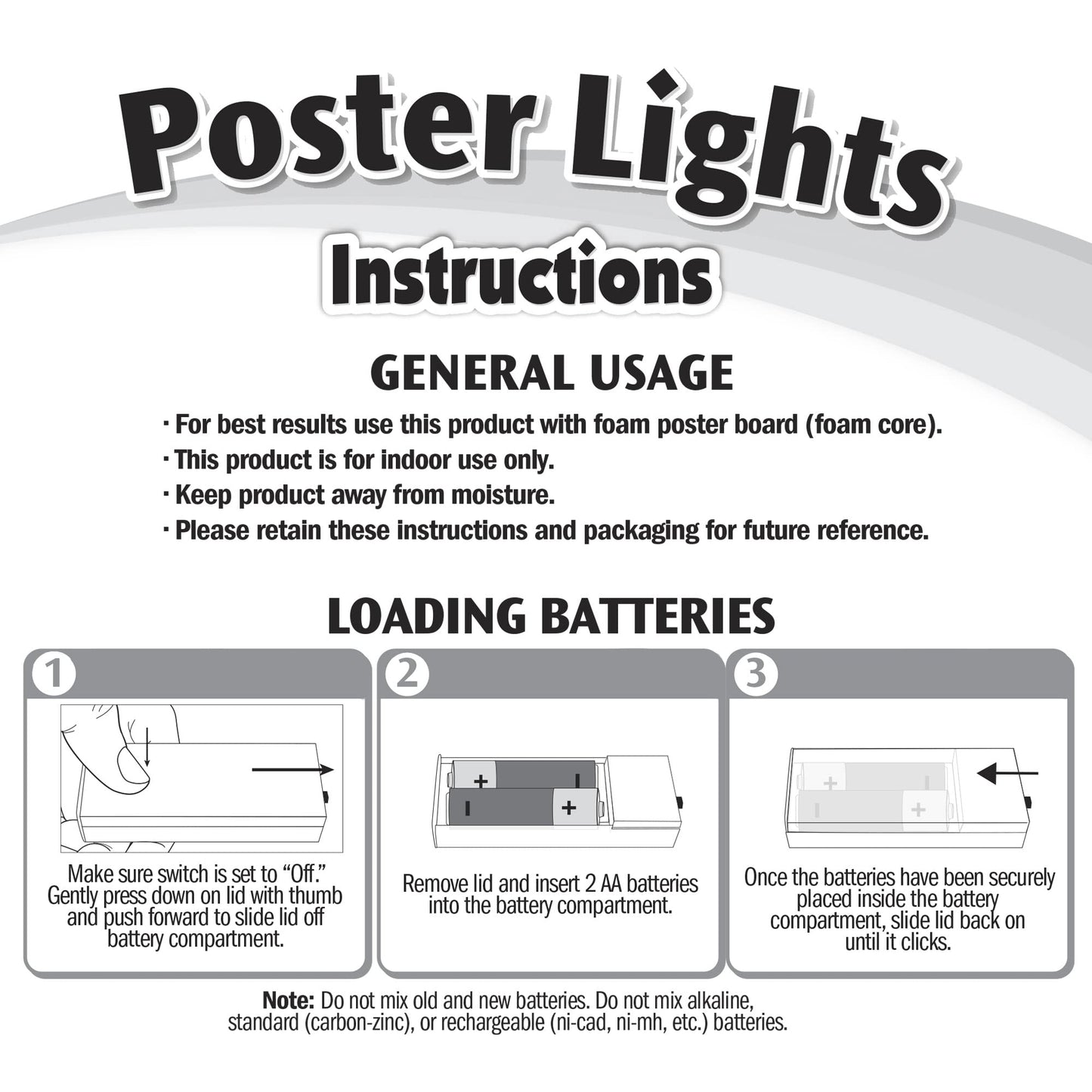 ArtSkills Rainbow String Light Kit with Punch Tool and Instructions for Posters, Dorms and Projects, Battery-Operated, 20 Lights with 2 Modes
