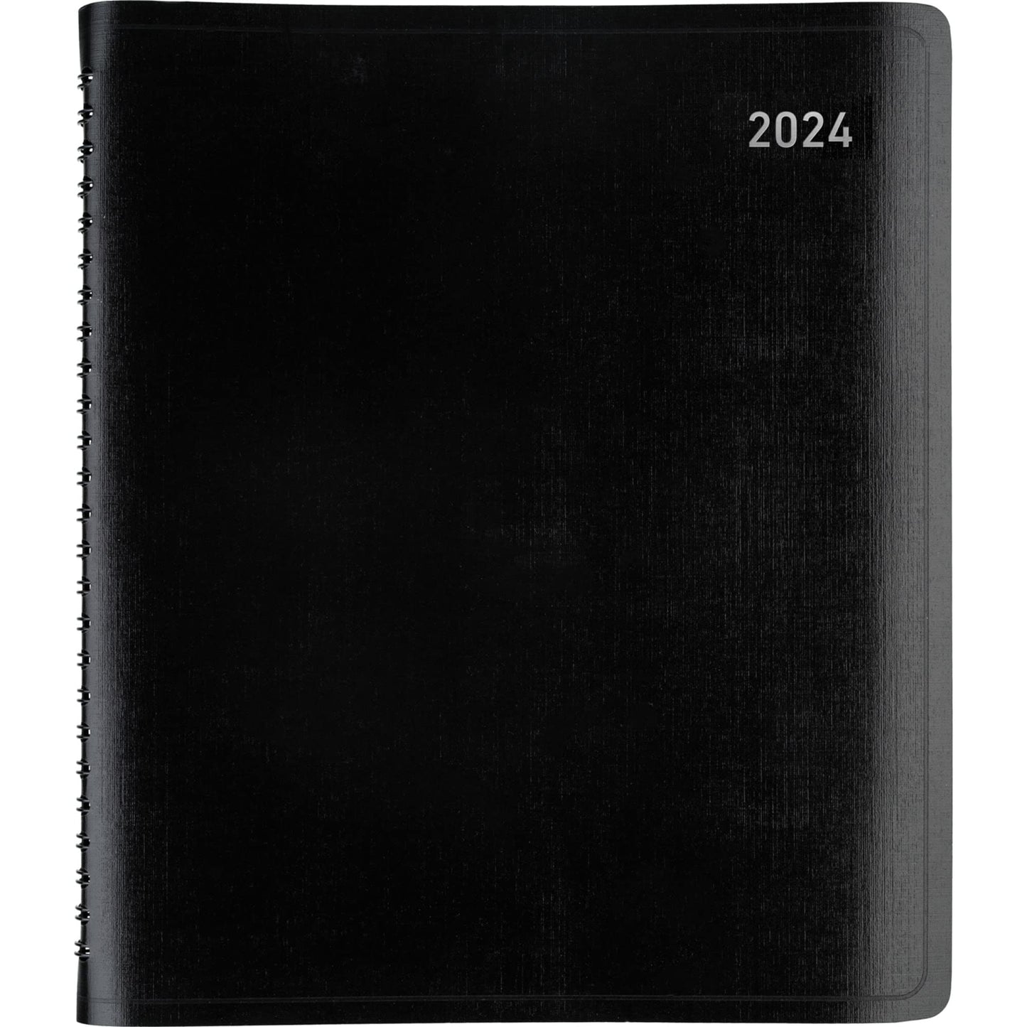 2024 Office Depot® Brand Weekly/Monthly Planner, 7" x 9", Black, January to December 2024, OD71160024