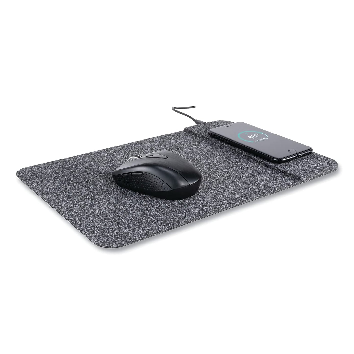 Allsop ALS32192 Powertrack Wireless Charging Mousepad, Black