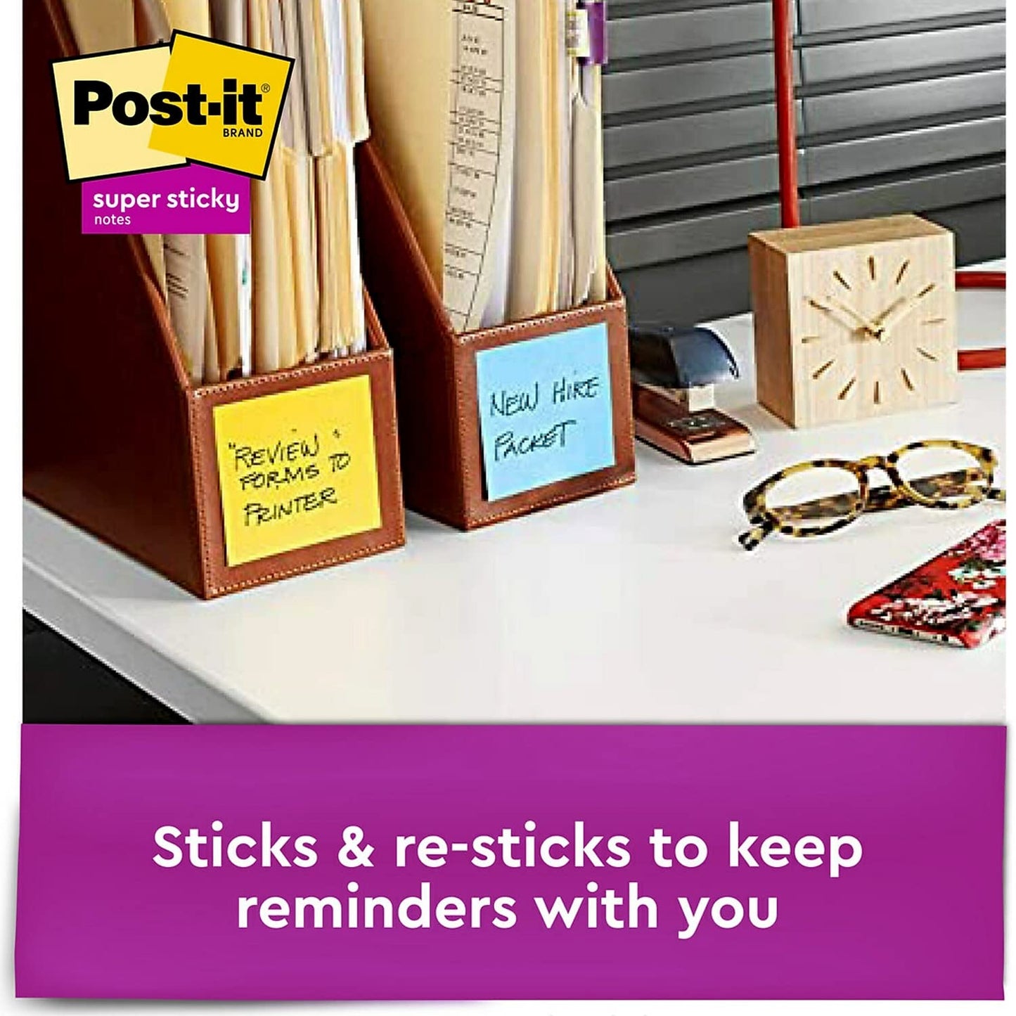 3M Post-It SS Pop-Up Notes, 3 x 3, Marrakesh Colors, 10 Pads/Pack (R33010SSAN)