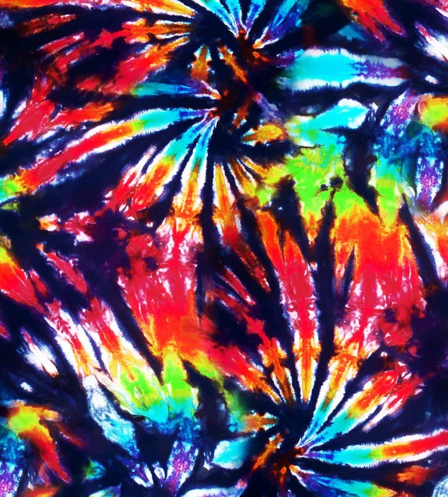 Book Sox Stretchable Book Cover: Jumbo Tie Dye Print. Fits Most Hardcover Textbooks up to 9" x 11". Adhesive-Free, Nylon Fabric School Book Protector. Easy to Put On. Washable & Reusable Jacket.