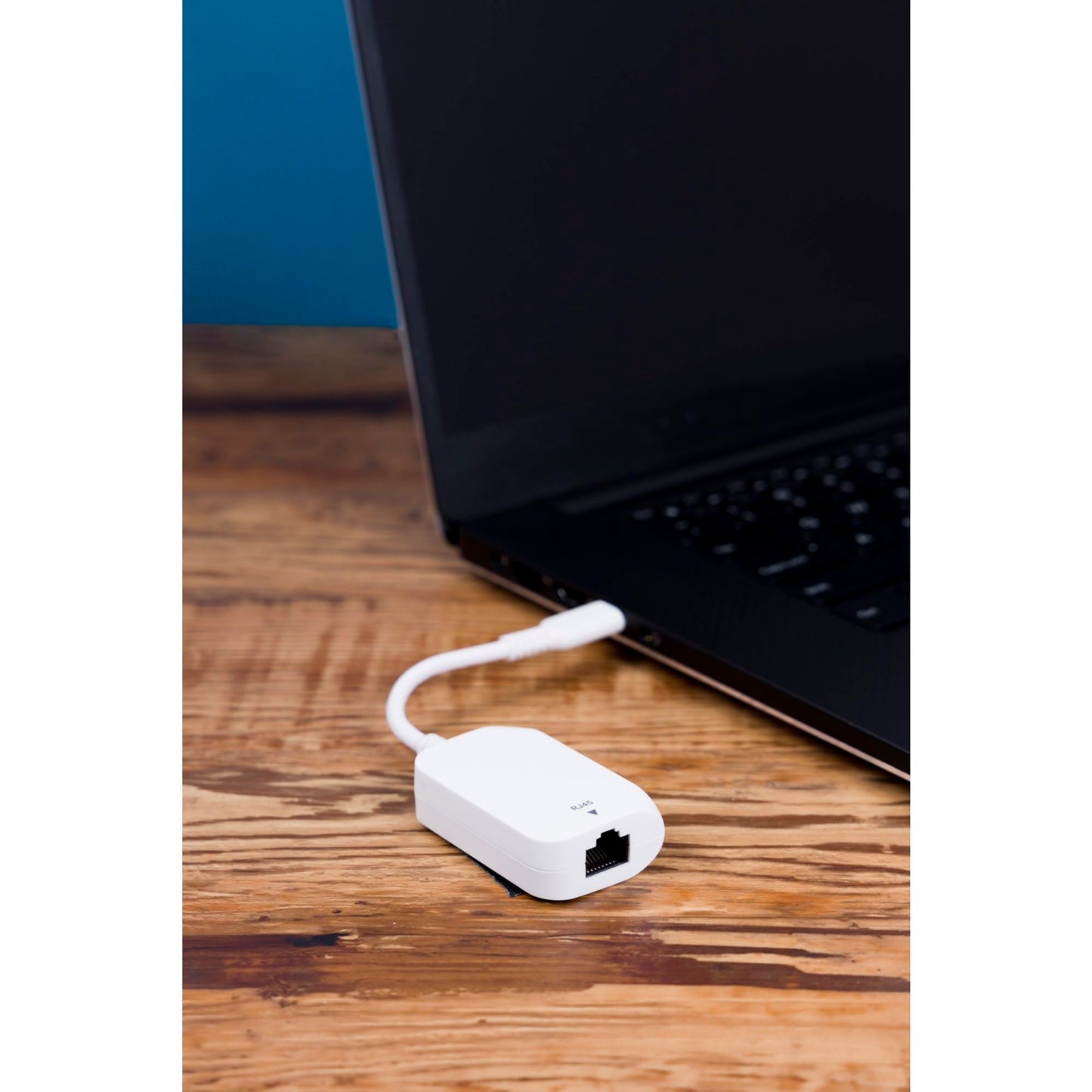 ATIVA® USB Type-C-to-Ethernet Adapter Cable, 4.7", White, 41510