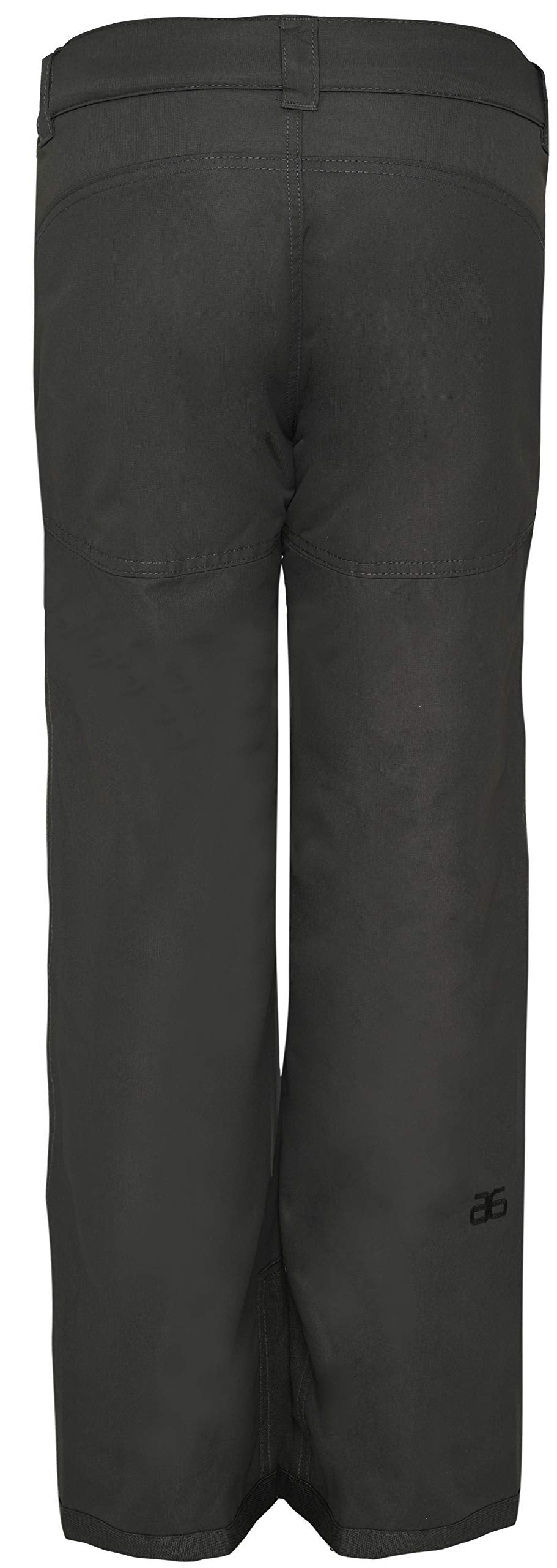 Arctix Kids Snow Pants with Reinforced Knees and Seat, Charcoal, X-Small