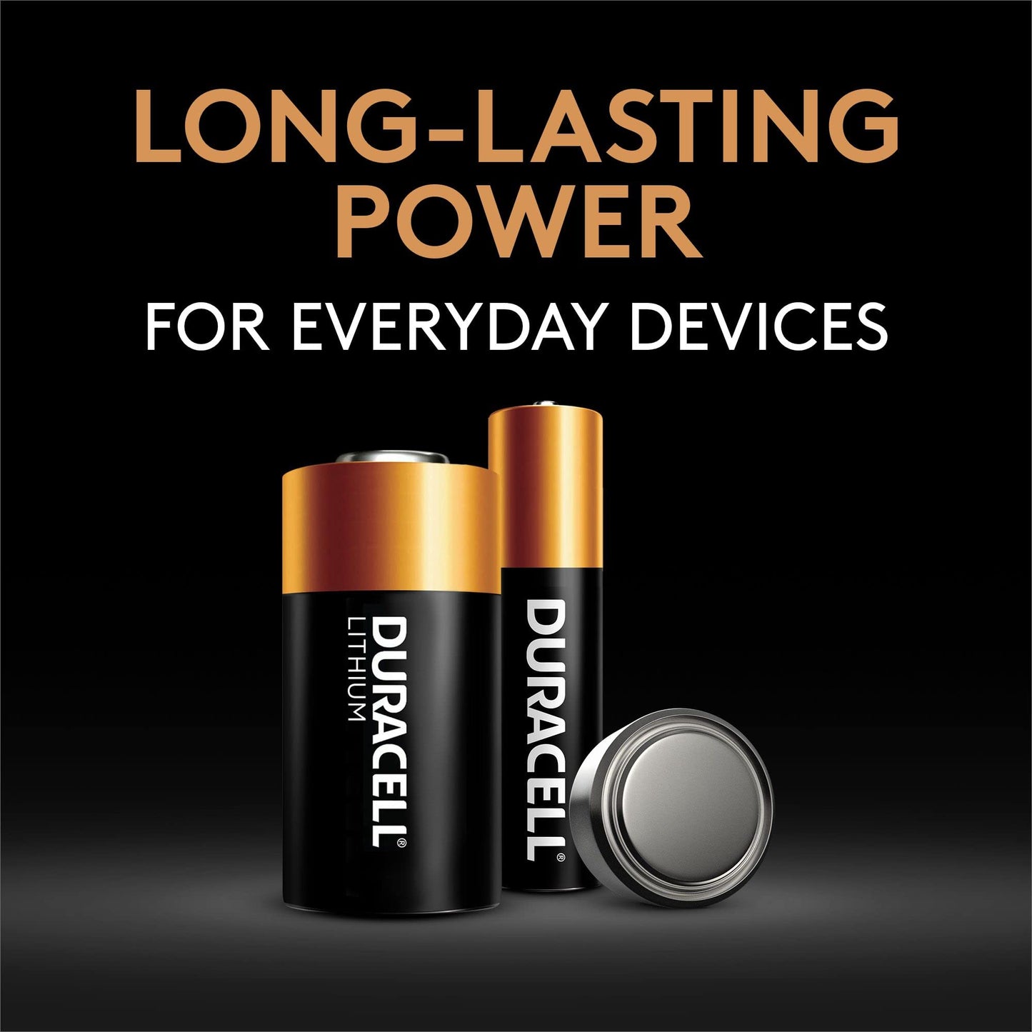 Duracell CR123A 3V Lithium Battery, 1 Count Pack, 123 3 Volt High Power Lithium Battery, Long-Lasting for Home Safety and Security Devices, High-Intensity Flashlights, and Home Automation