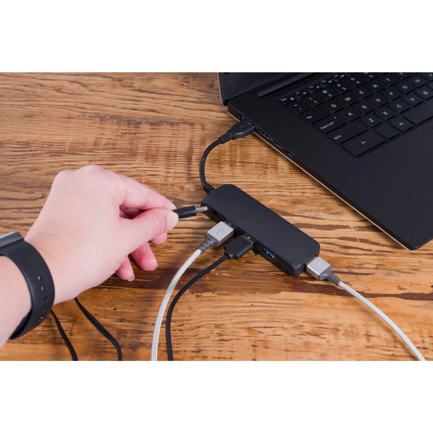 ATIVA® 4-Port USB 3.0 Charging Hub, Black, 41513