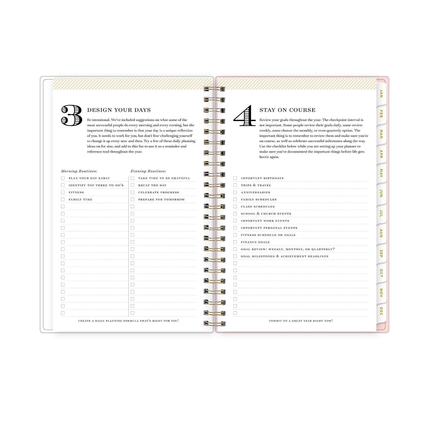 2024 Day Designer Weekly/Monthly Planning Calendar, 5" x 8", Petals, January to December