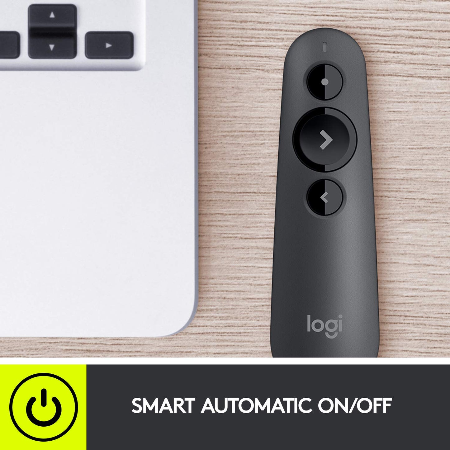 Logitech R500s Laser Presentation Remote Clicker with Dual Connectivity