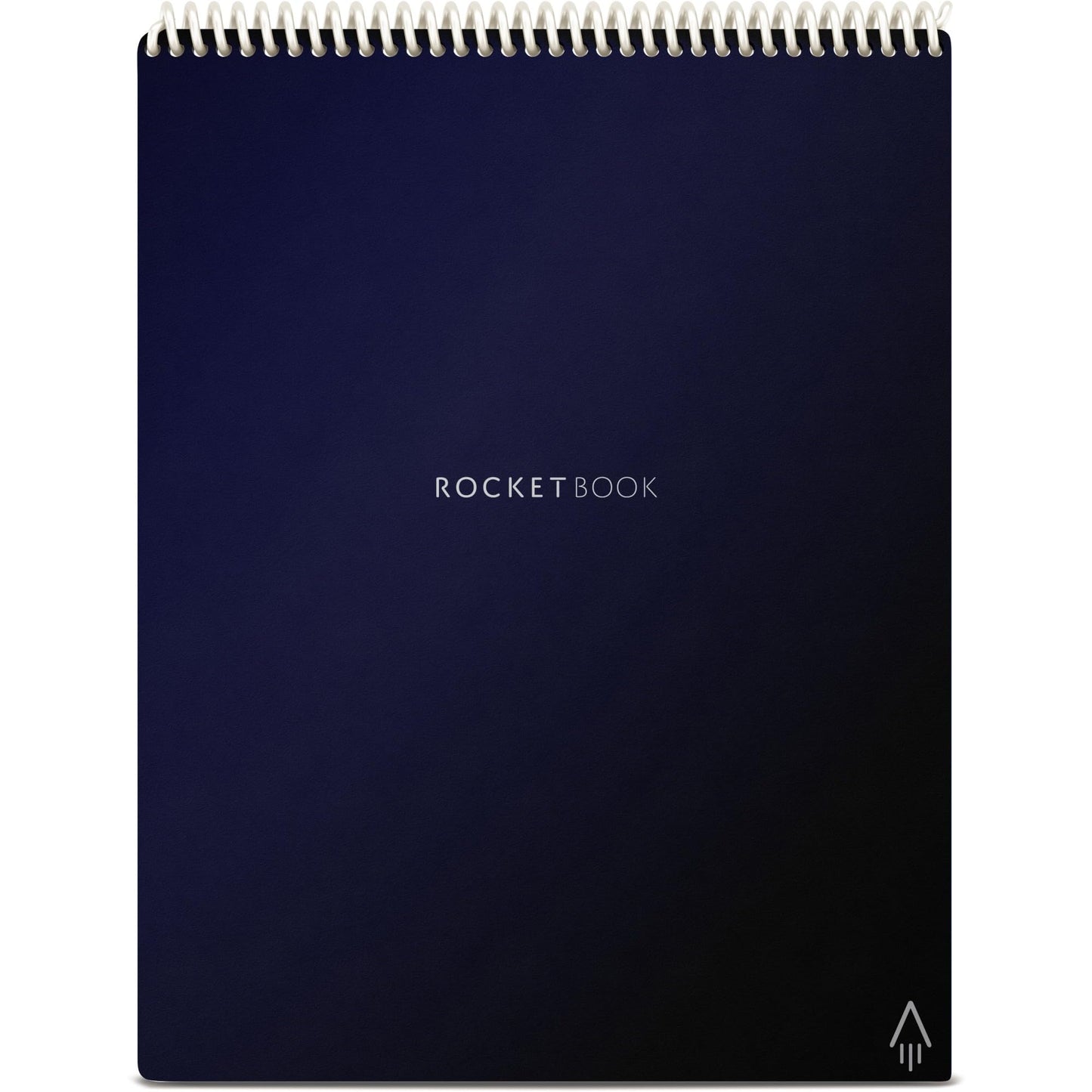 Rocketbook Flip Smart Reusable Letter Size Notepad, 8-1/2" x 11", 1 Subject, Dot-Grid and Line Ruled, 16 Sheets, Blue