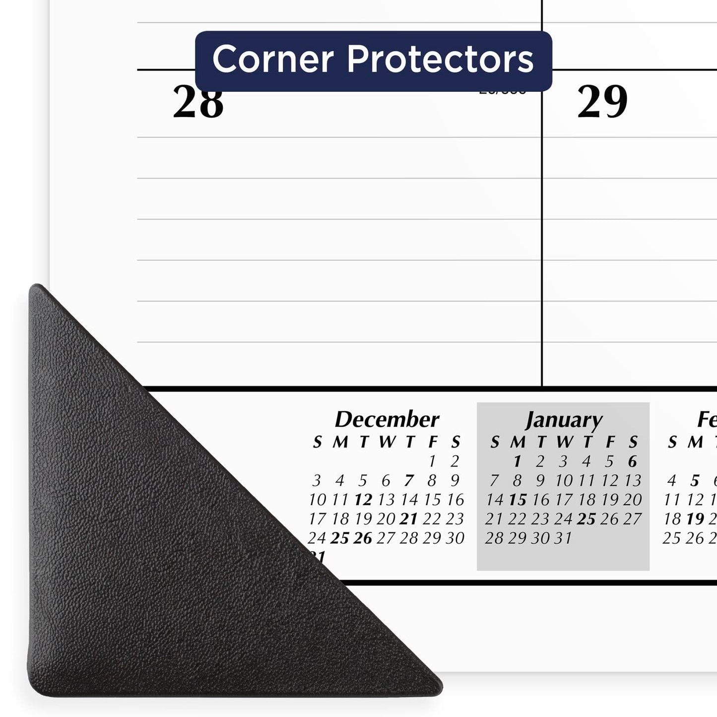 AT-A-GLANCE 2024 Desk Calendar, Monthly Desk Pad, 21-3/4" x 17", Standard (SK220024)
