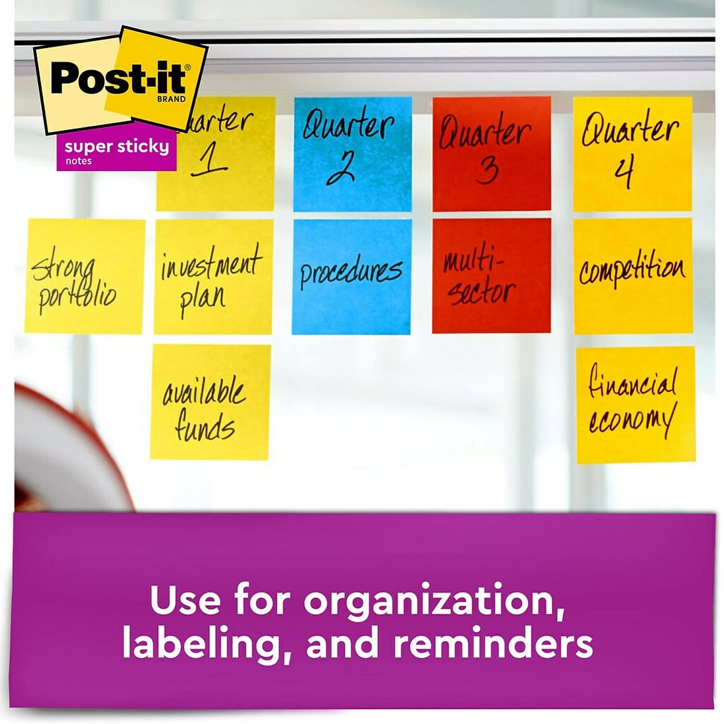 3M Post-It SS Pop-Up Notes, 3 x 3, Marrakesh Colors, 10 Pads/Pack (R33010SSAN)