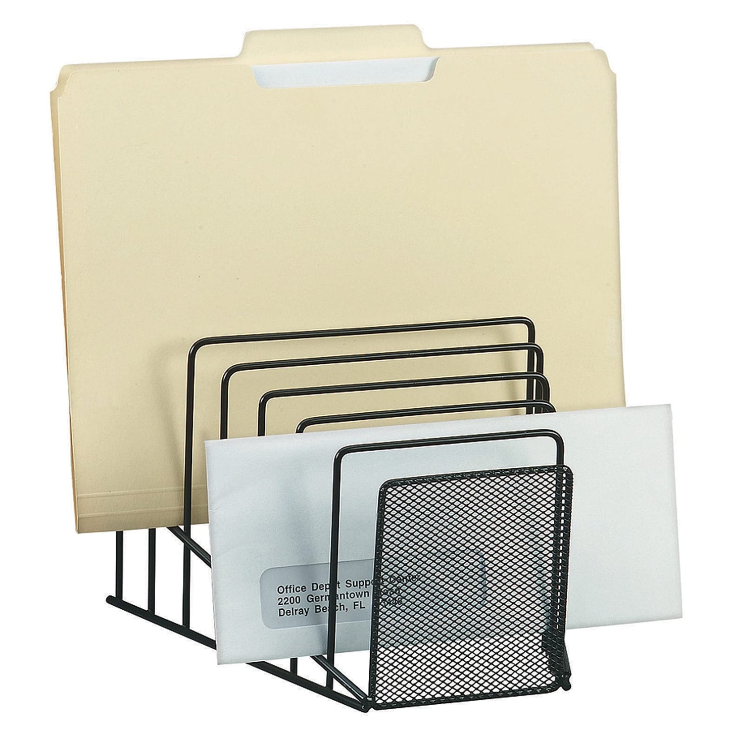 Brenton Studio™ Metro Mesh Wire Step File, Black