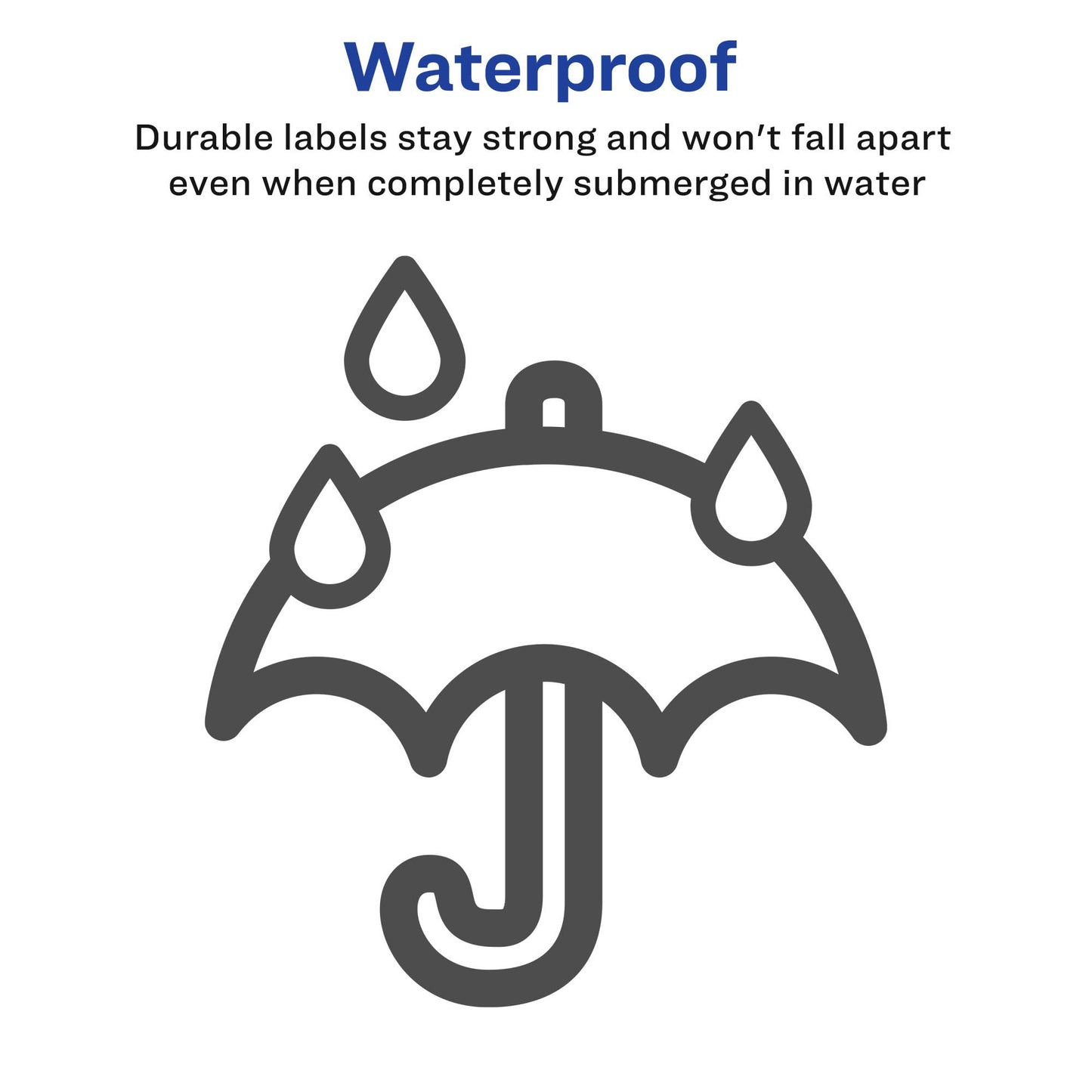 Avery Waterproof Labels with UltraHold Permanent Adhesive, 2" x 4", 500 Labels for Laser Printers (5523)