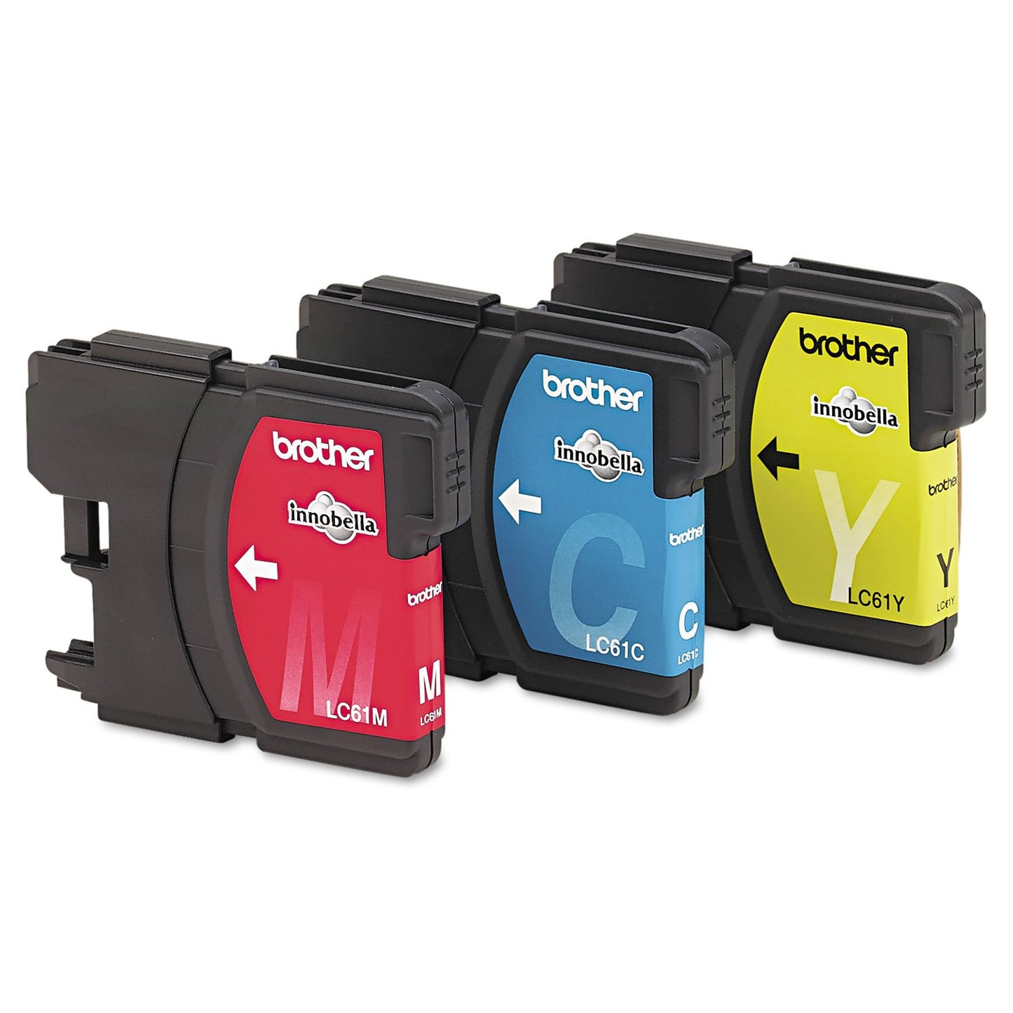 Brother Genuine Standard Yield Color Ink Cartridges, LC613PKS, Replacement 3 Pack of Color Ink, Includes 1 Cartridge Each of Cyan, Magenta & Yellow, Page Yield Up To 325 Pages/Cartridge, LC61
