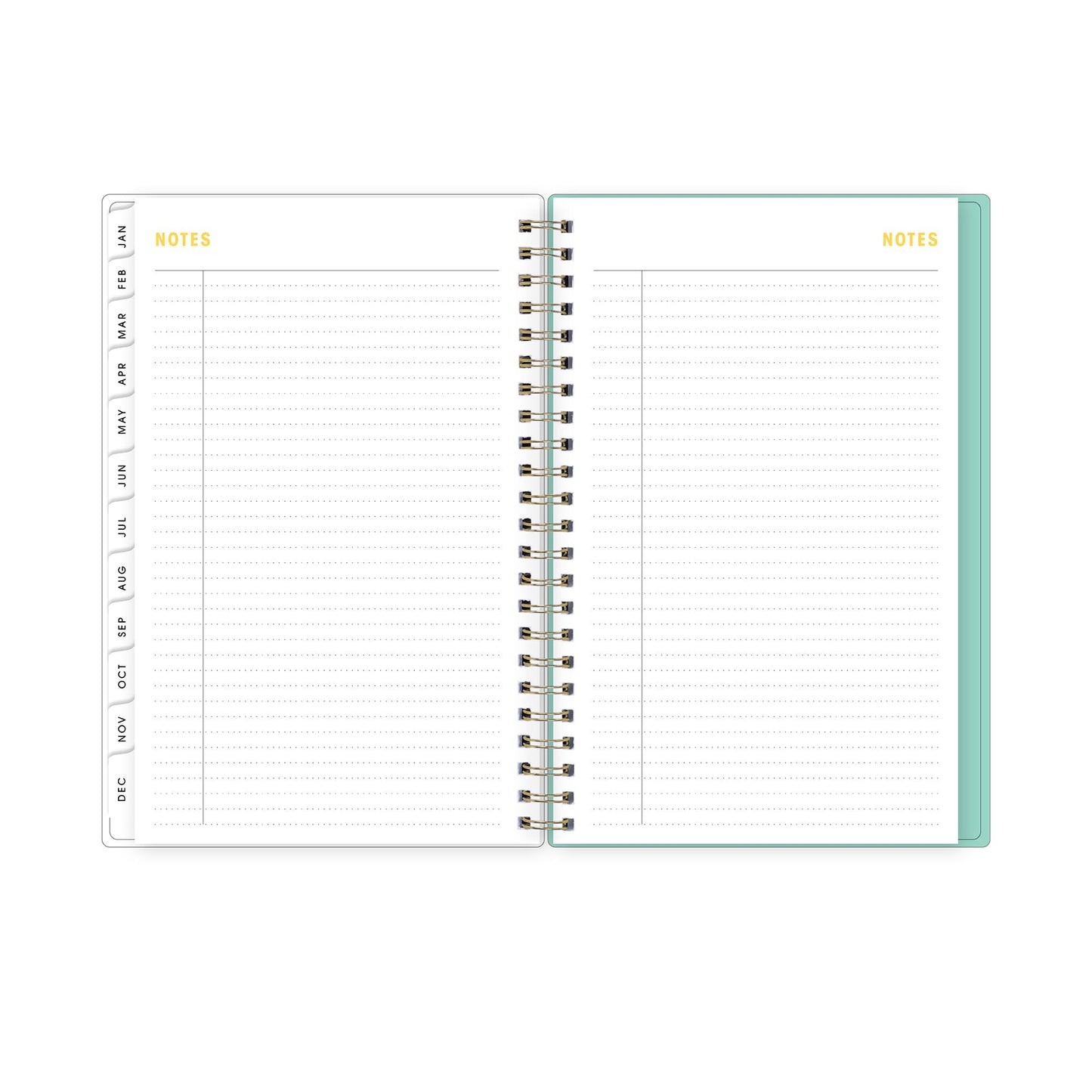 2024 Blue Sky™ AM Happy CYO Weekly/Monthly Planning Calendar, 5" x 8", Yellow, January to December