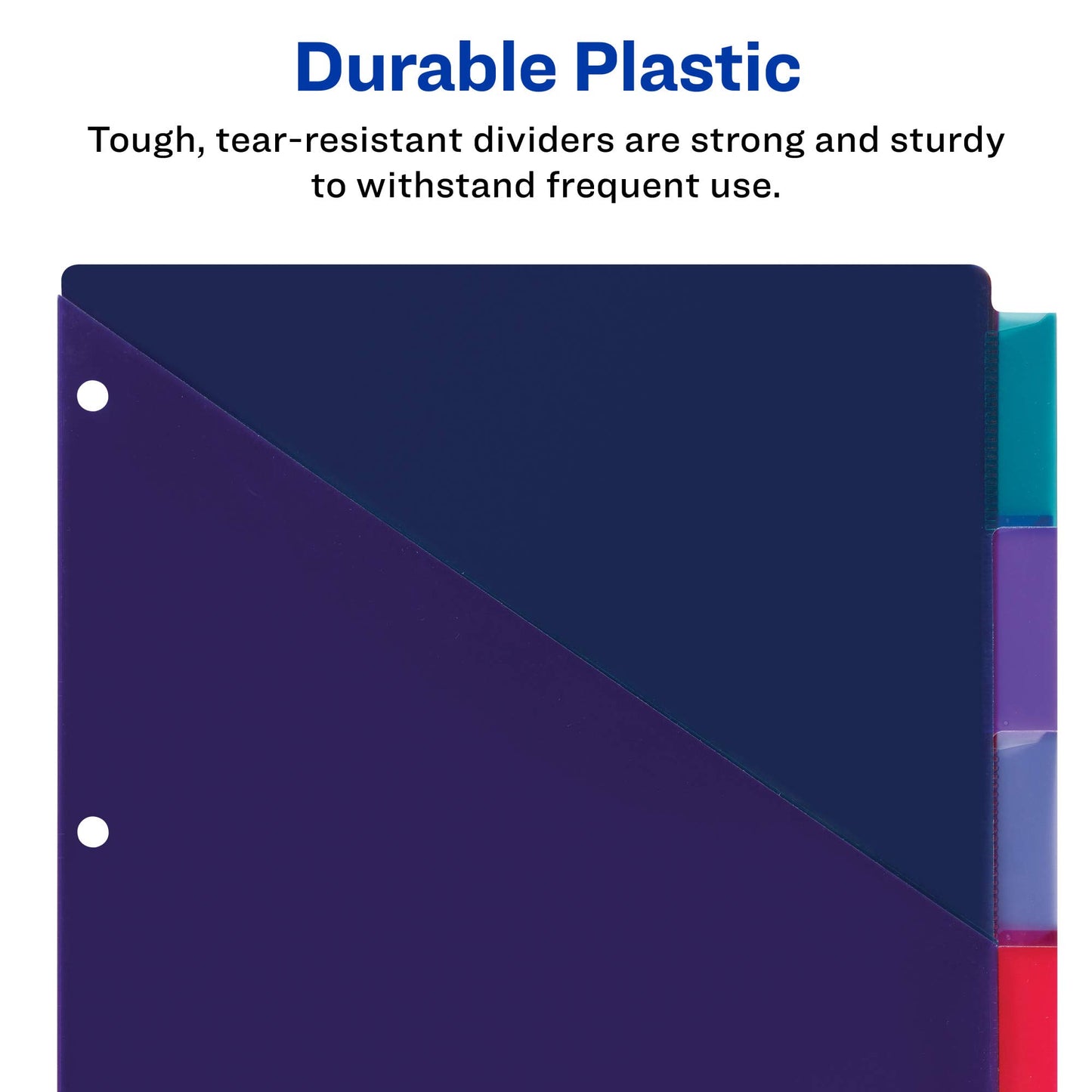 Avery Big Tab 2-Pocket Dividers, 8-Tab, Two-Tone (11983)