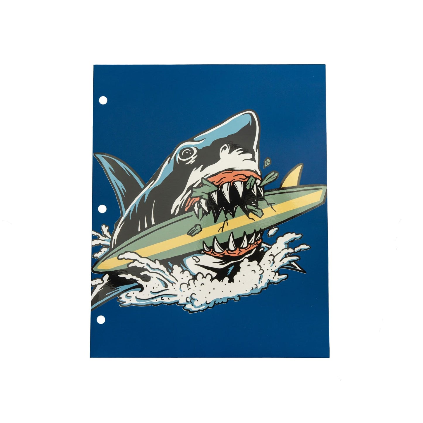 Eccolo BTS 2-Pocket Folder, 8-1/2" x 11", Angry Shark