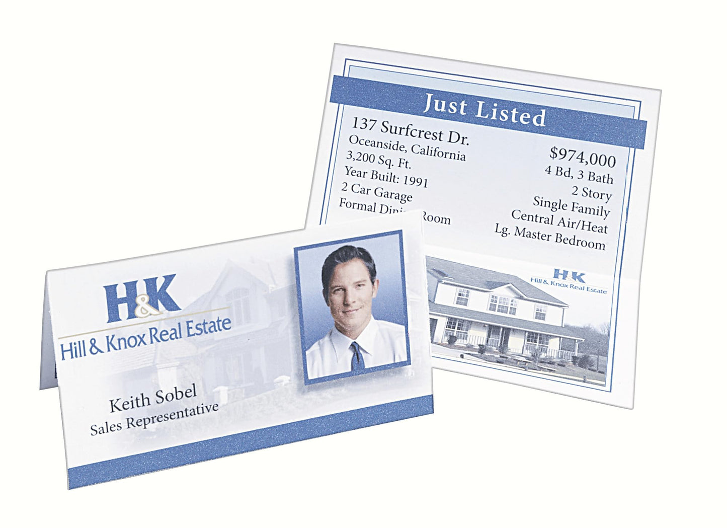 Avery Printable Tent Cards with Sure Feed Technology, 2" x 3.5", White, 160 Blank Place Cards for Laser or Inkjet Printers (5302)