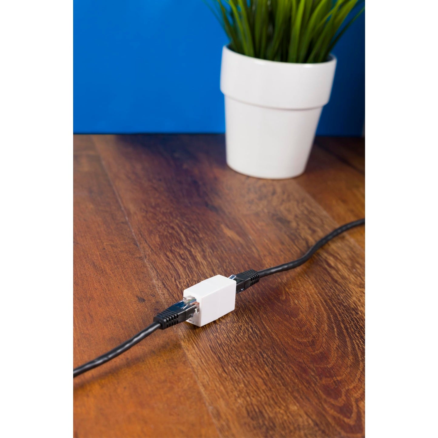 Ativa® RJ45 in-line Network Coupler, White