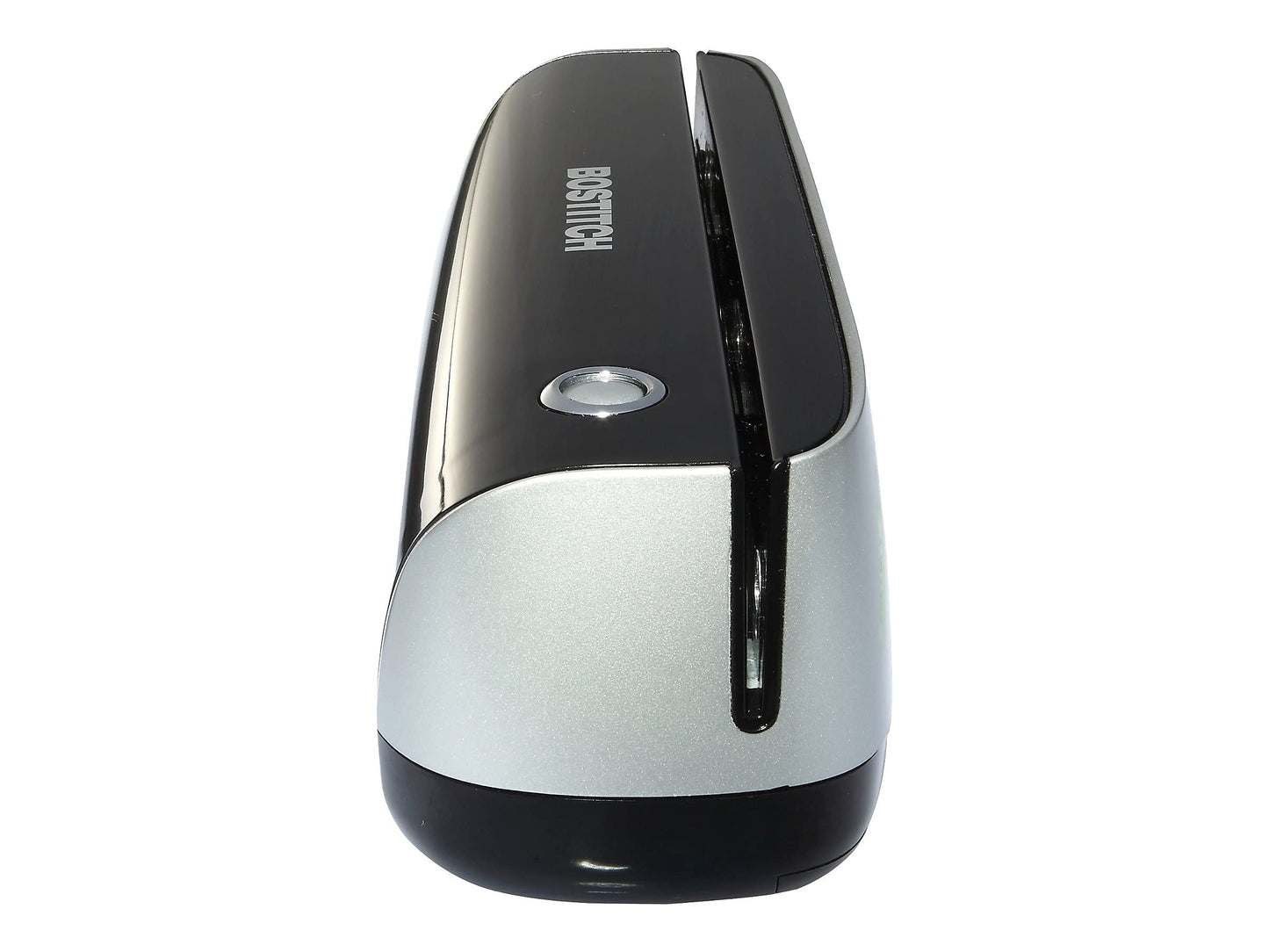 Bostitch Office Electric 3-Hole Punch, AC Adapter or Battery Powered, Max Sheet Capacity 12 Sheets, Black (EHP3BLK)
