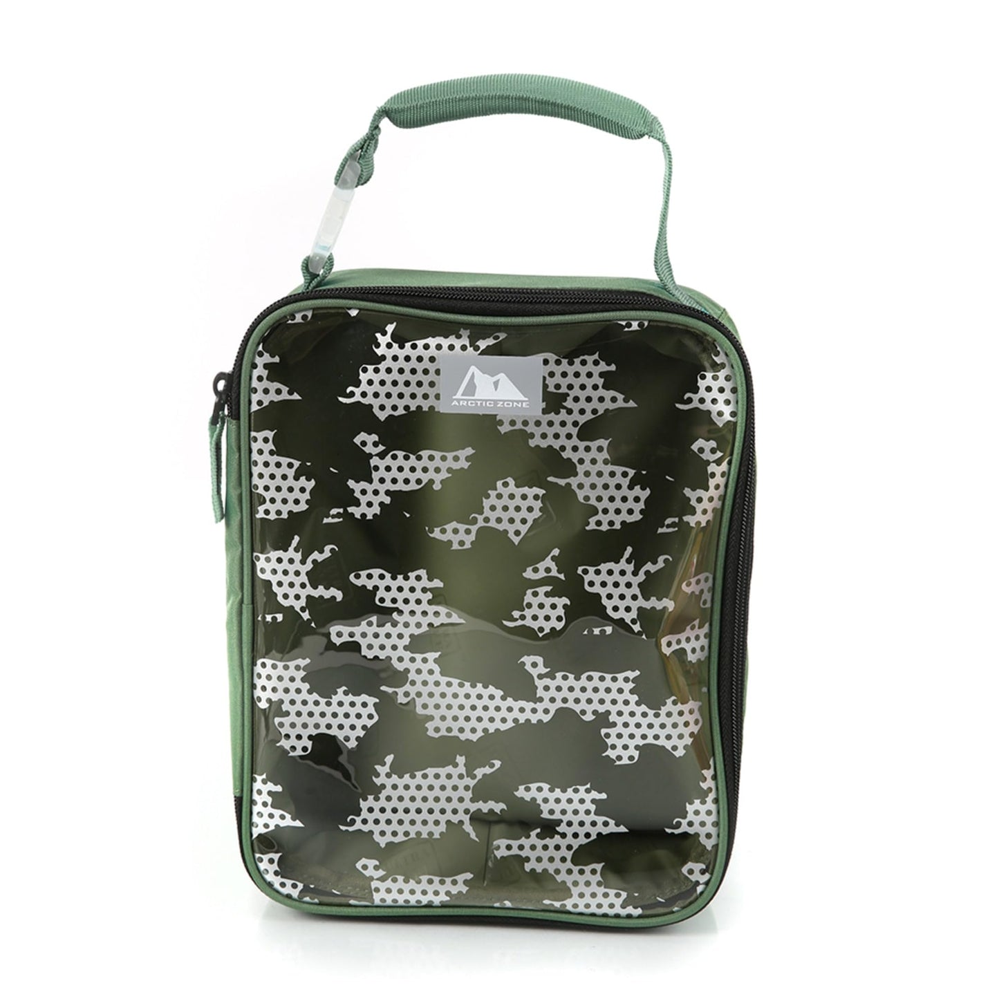 Arctic Zone Translucent Insulated Upright Lunch Pack, Green Camo