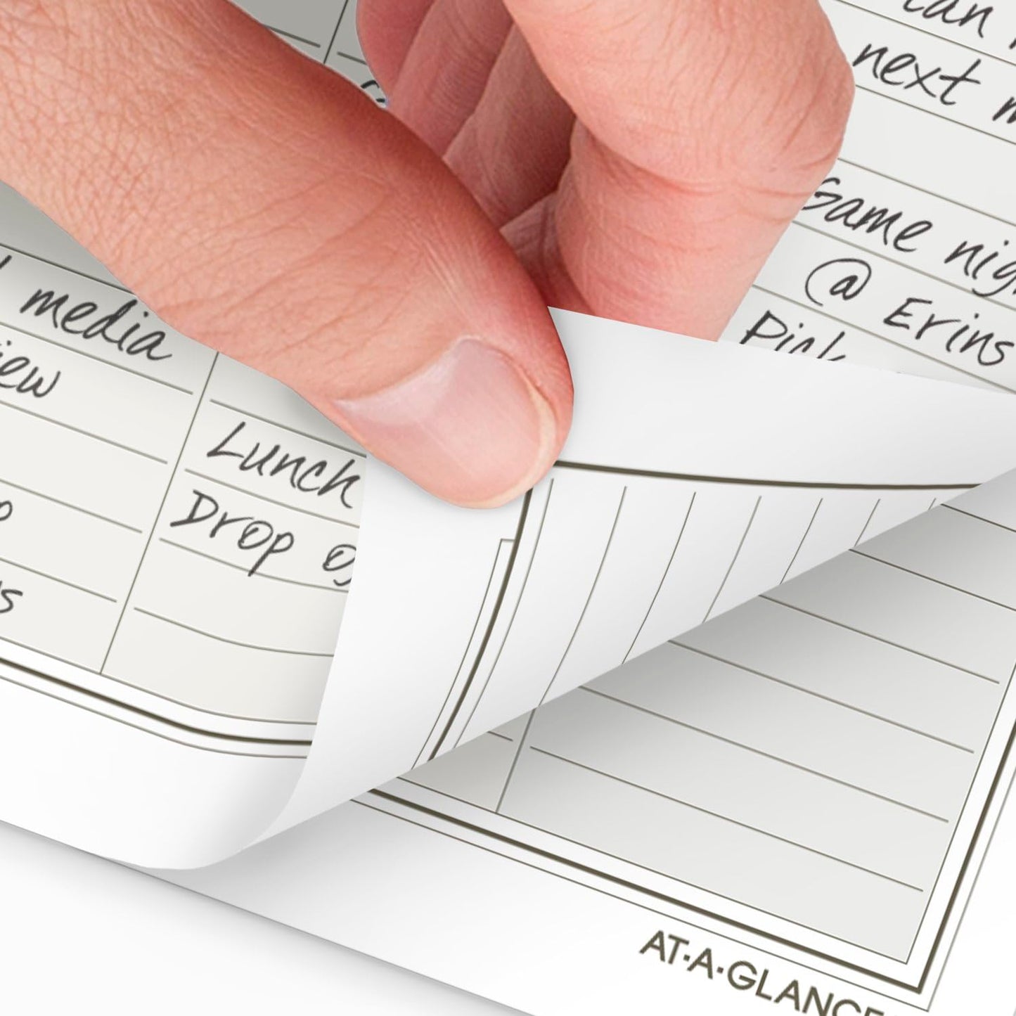 AT-A-GLANCE 2025 Planner Refill, Monthly, 5-1/2" x 8-1/2", Desk Size, Loose-Leaf, Ruled Blocks (481-685Y-25)