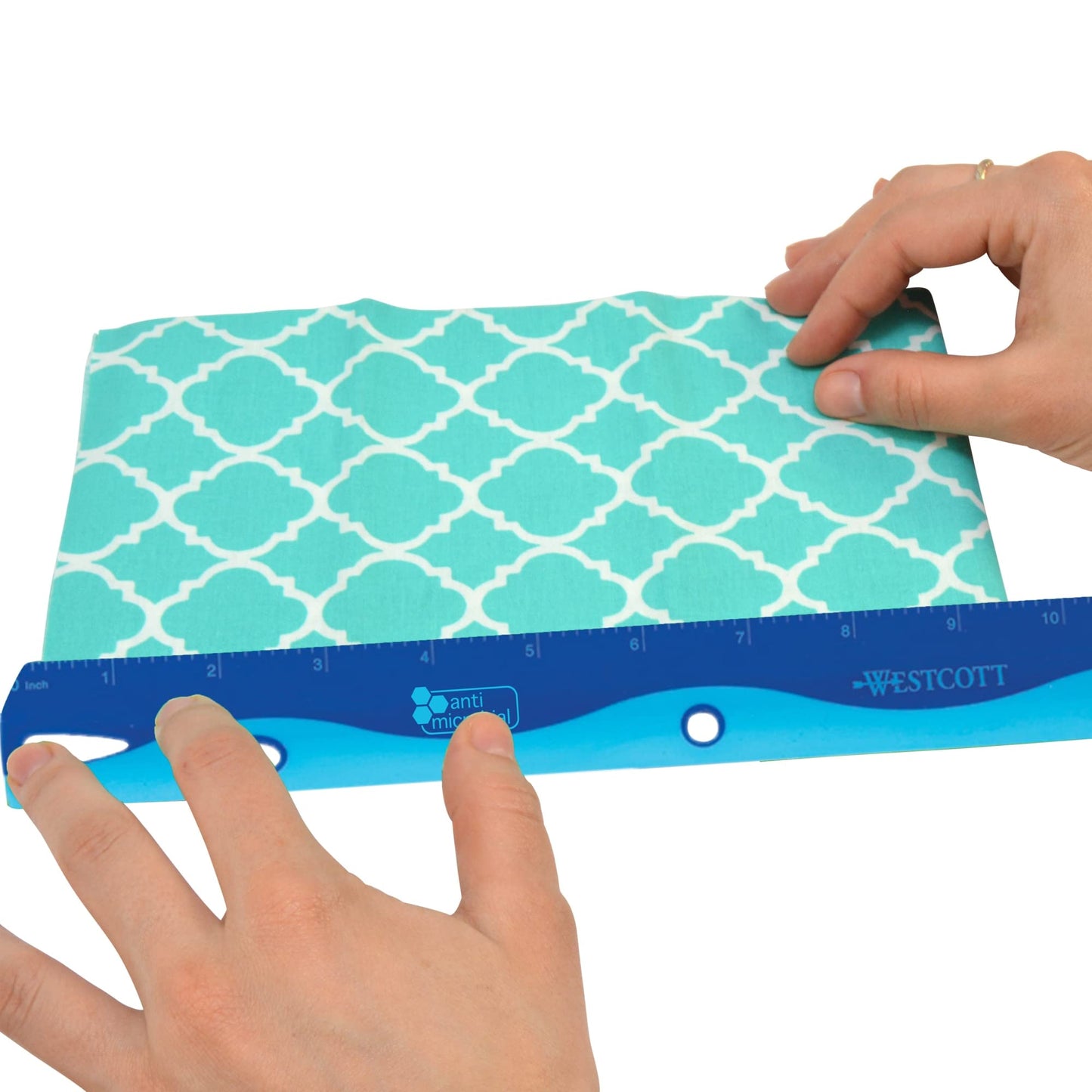 Westcott Soft Touch Wave Ruler, Assorted Colors, 12"