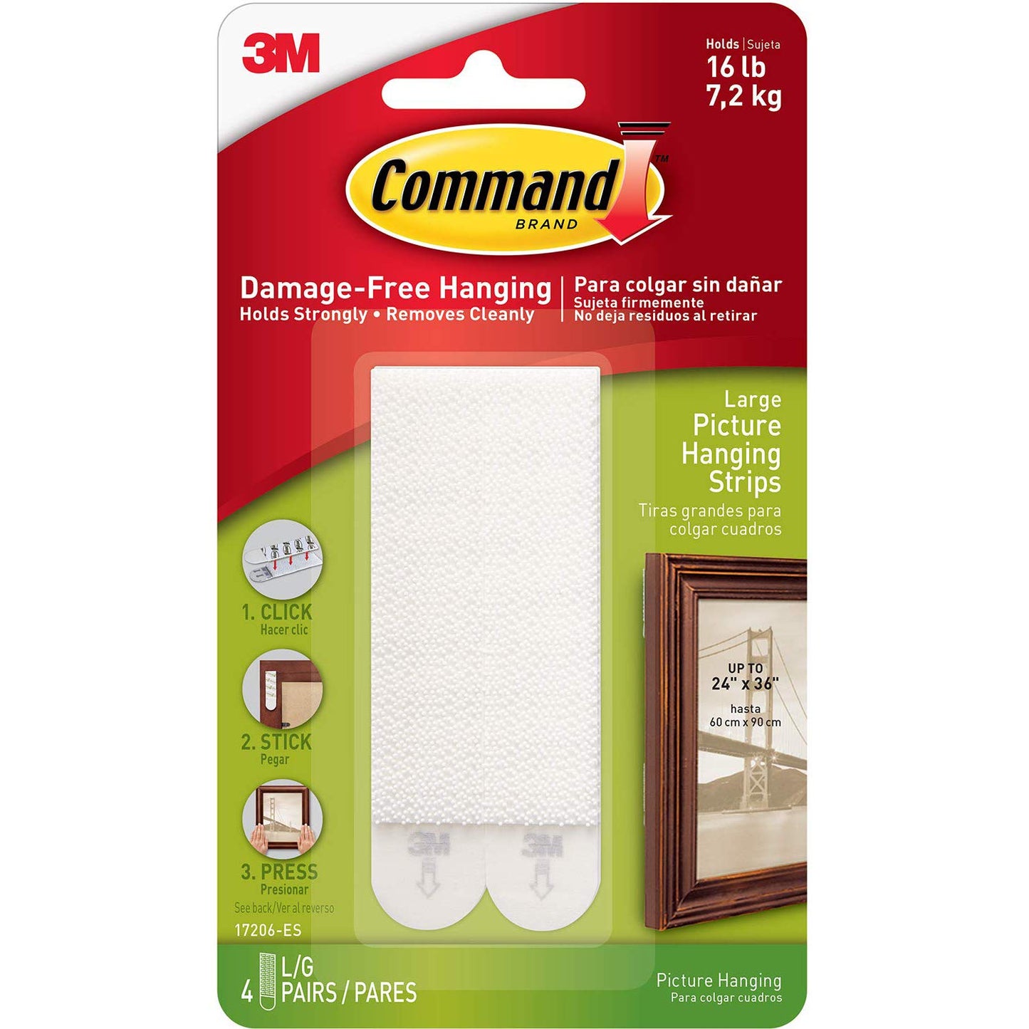 Command Strips 17202 Small Command™ Adhesive Removable Interlocking Fasteners
