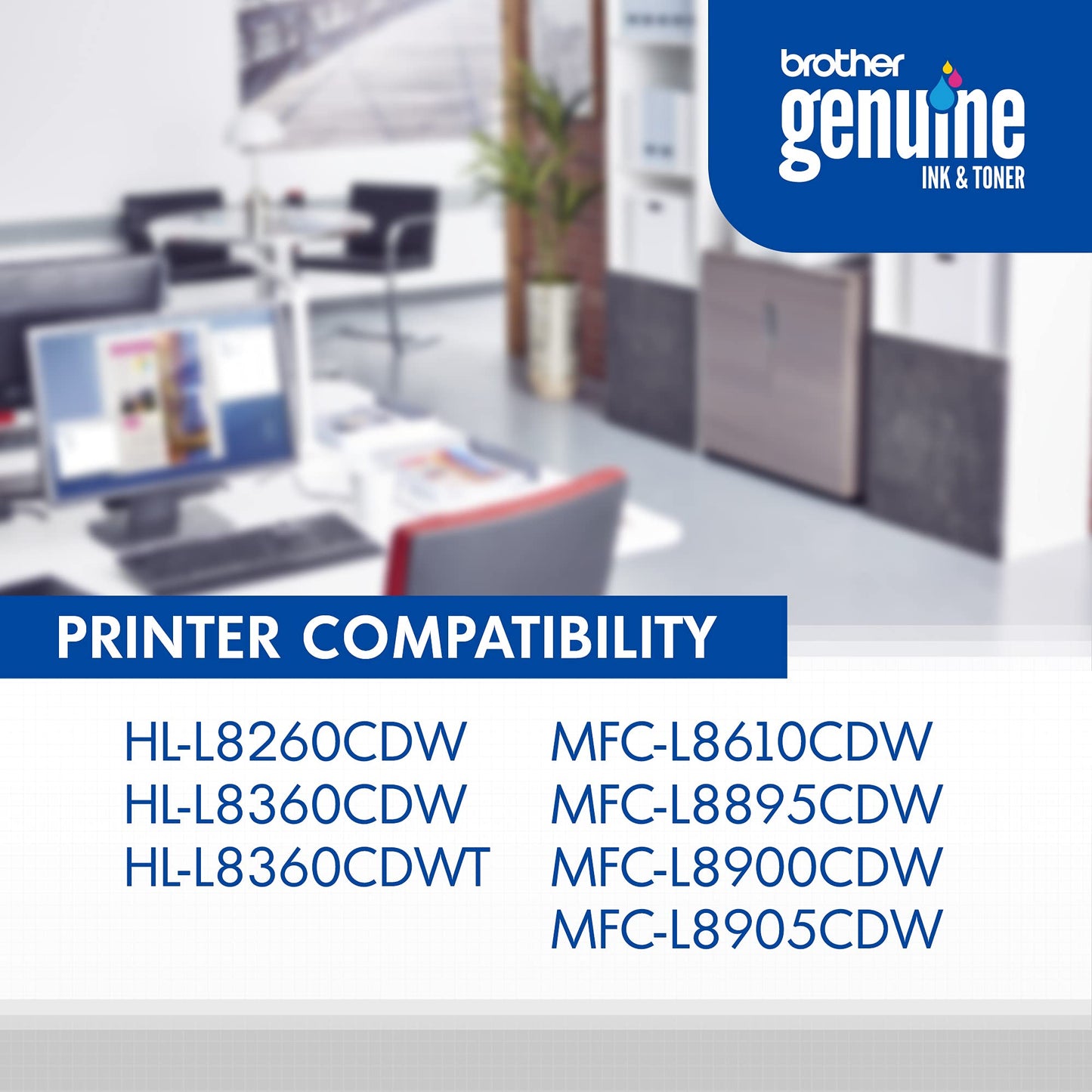 Brother Genuine High Yield Toner Cartridge, TN433M, Replacement Magenta Toner, Page Yield Up to 4,000 Pages, Amazon Dash Replenishment Cartridge, TN433