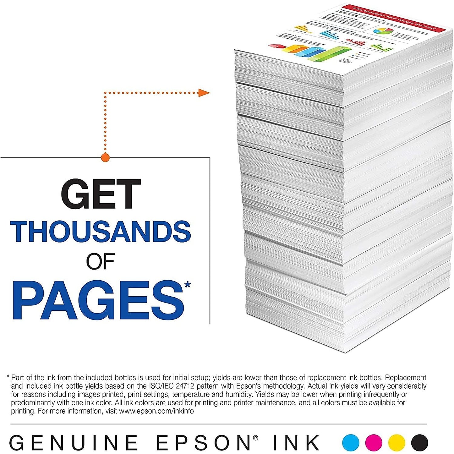 Epson 542 EcoTank Ink Ultra-high Capacity Bottle Magenta (T542320-S) Works with EcoTank Pro ET-5150, ET-5170, ET-5180, ET-5800, ET-5850, ET-5880, ET-16600, ET-16650