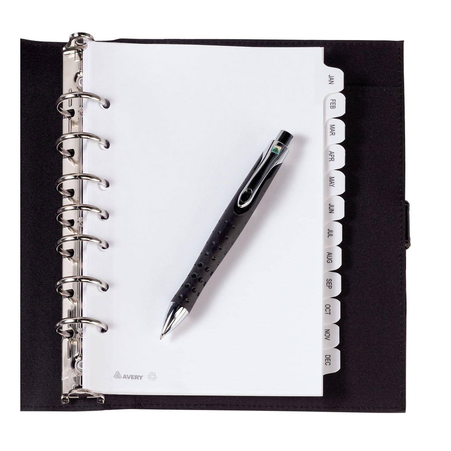 Avery 11315 Preprinted Tab Dividers, 12-Tab, 8 1/2 x 5 1/2