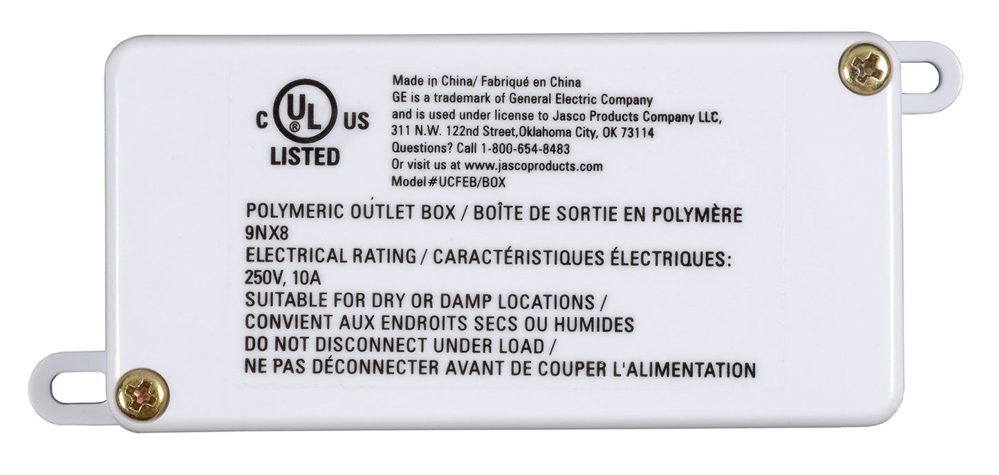 GE Direct Wire Junction Box, Linkable, Up to 10 Fixtures, 32612