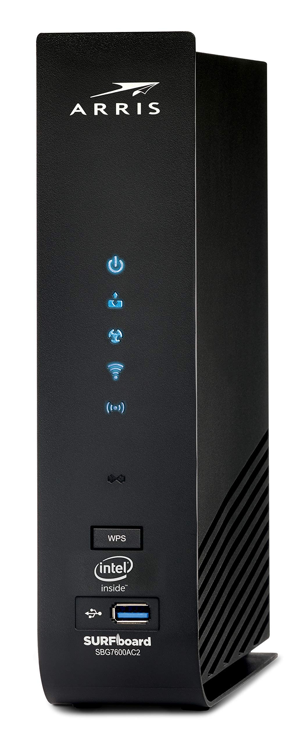 ARRIS Surfboard SBG7600AC2-RB DOCSIS 3.0 Cable Modem & AC2350 Wi-Fi Router , Approved for Comcast Xfinity, Cox, Charter Spectrum & more , Four 1 Gbps Ports , 800 Mbps Max Internet Speeds,- REFURBISHED