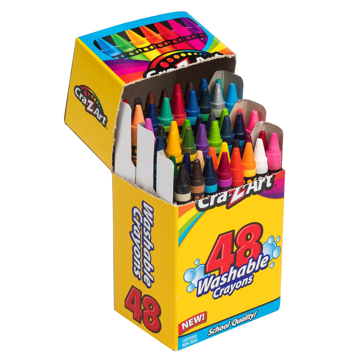 Cra-Z-Art Washable Crayons, 48 Count (10222)