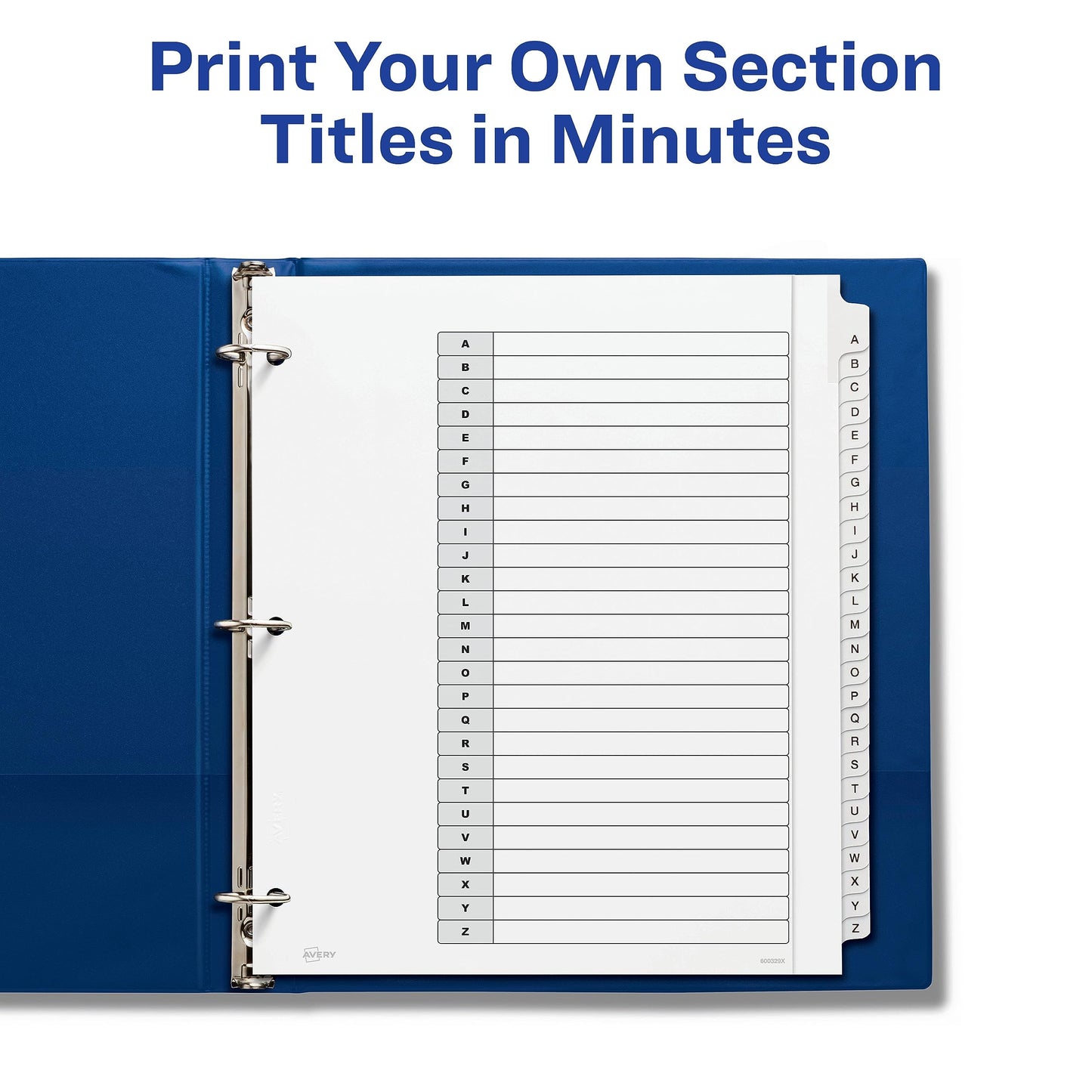 Avery 16176 Write & Erase Big Tab Plastic Dividers w/Slash Pocket, 5-Tab, Letter (Pack of 2)