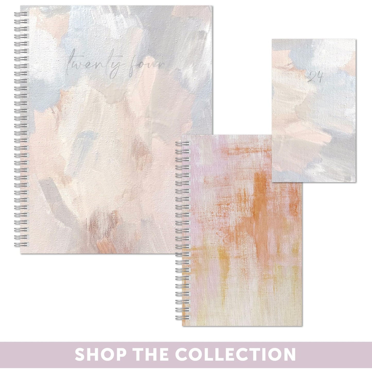 2024 Office Depot® Brand Weekly/Monthly Planner, 5" x 8", Painterly, January to December 2024