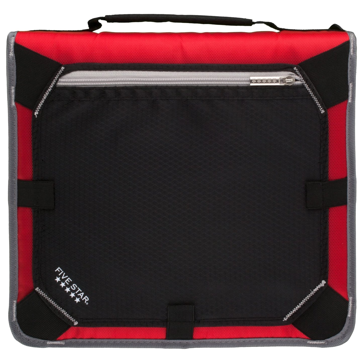 Five Star Zipper Binder, 2 Inch 3 Ring Binder, Expansion Panel, Durable, Color Selected For You, 1 Count (29052)