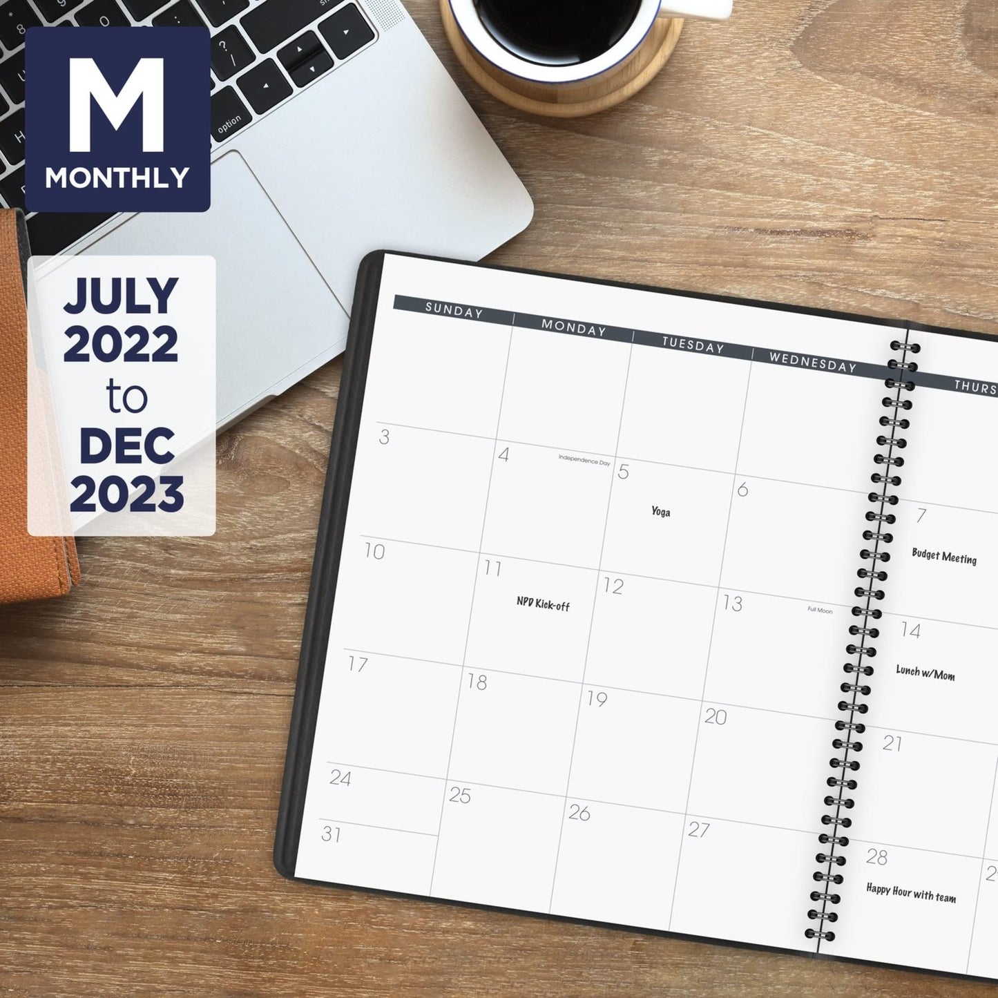 AT-A-GLANCE 2022-2023 Planner, Monthly Academic, 9" x 11", Large, Black