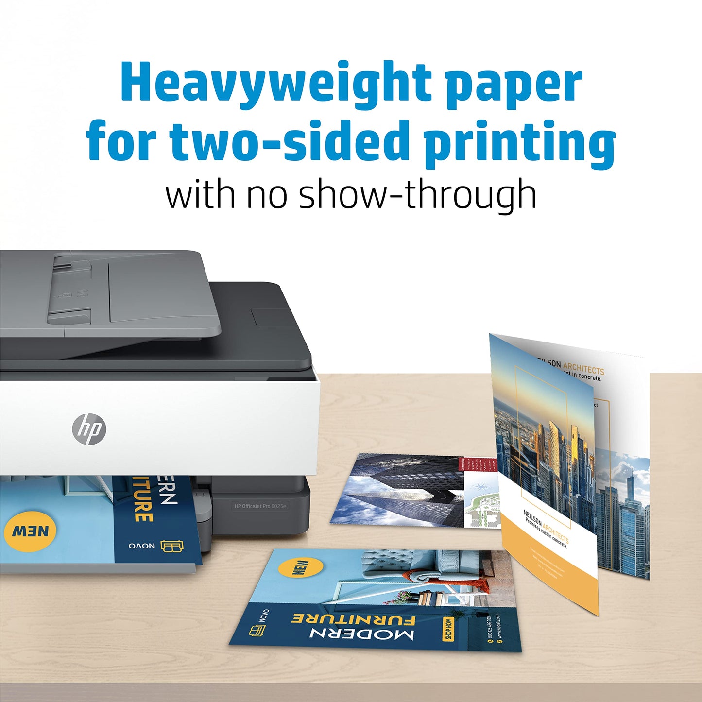 HP Professional Business Paper, Matte, 8.5x11 in, 48 lb, 150 sheets, works with inkjet printers (CH016A)