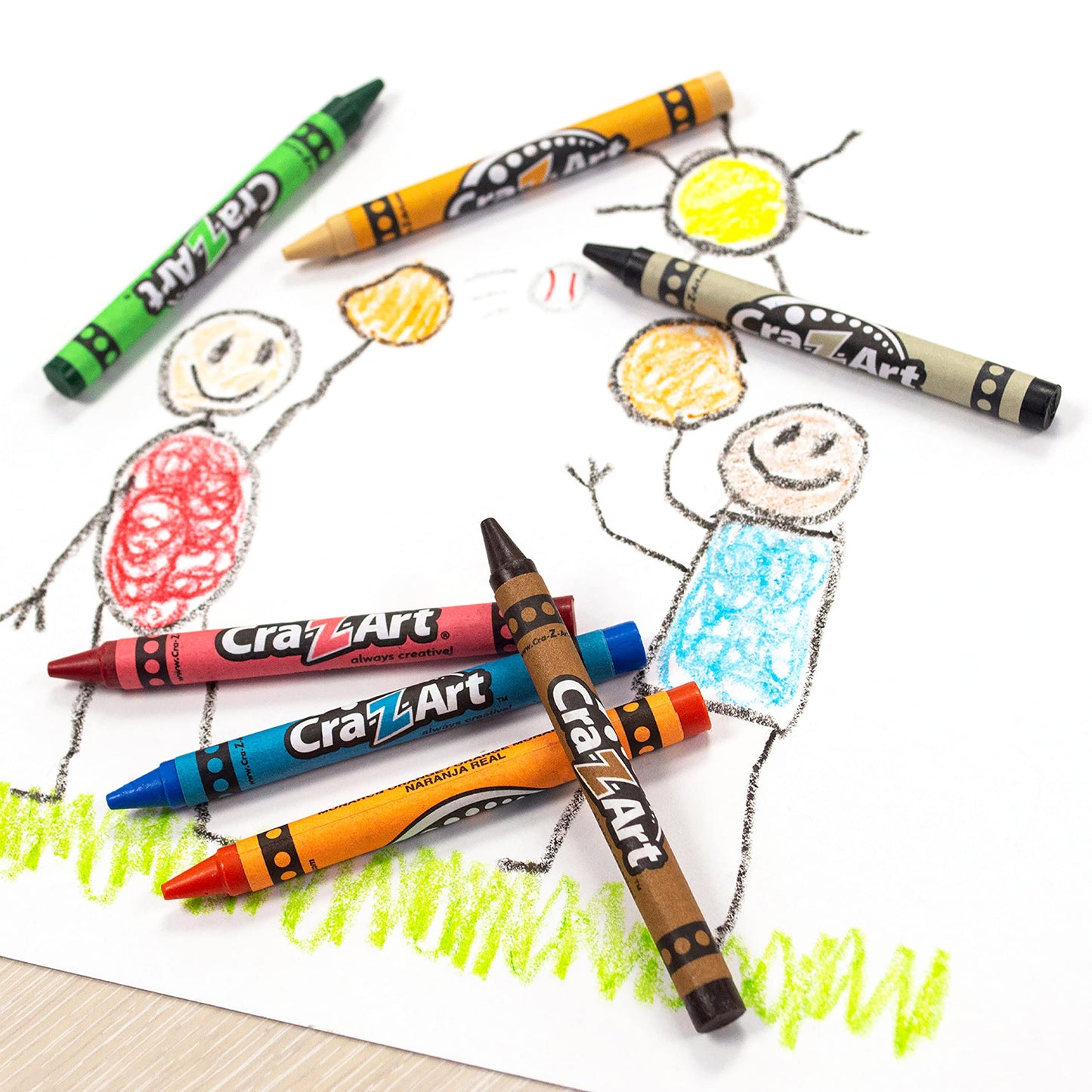 Cra-Z-Art Washable Crayons, 48 Count (10222)